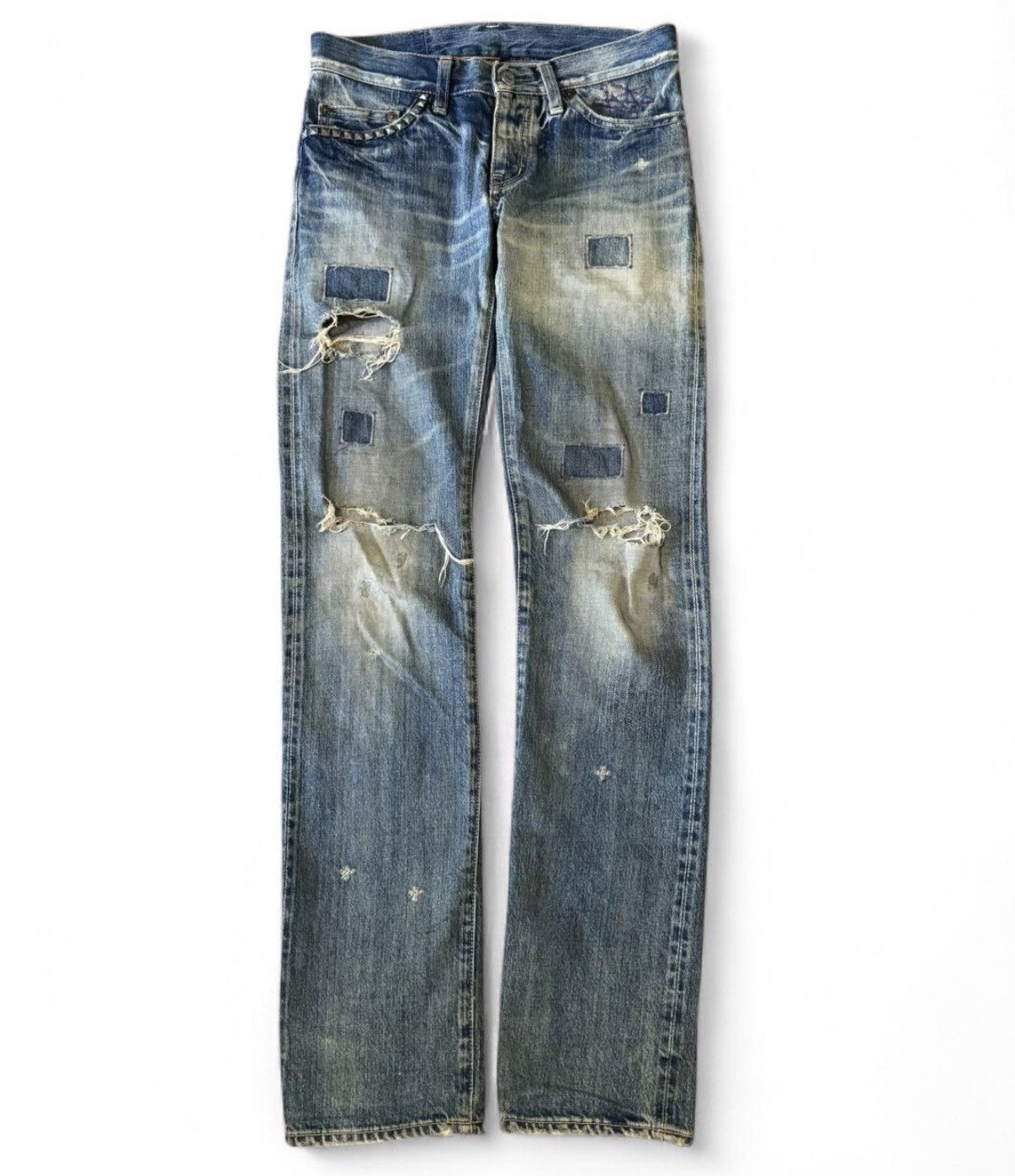 Hysteric Glamour Hysteric Glamour Patchwork Salvege Denim Size US 26 / EU 42 - 1 Thumbnail