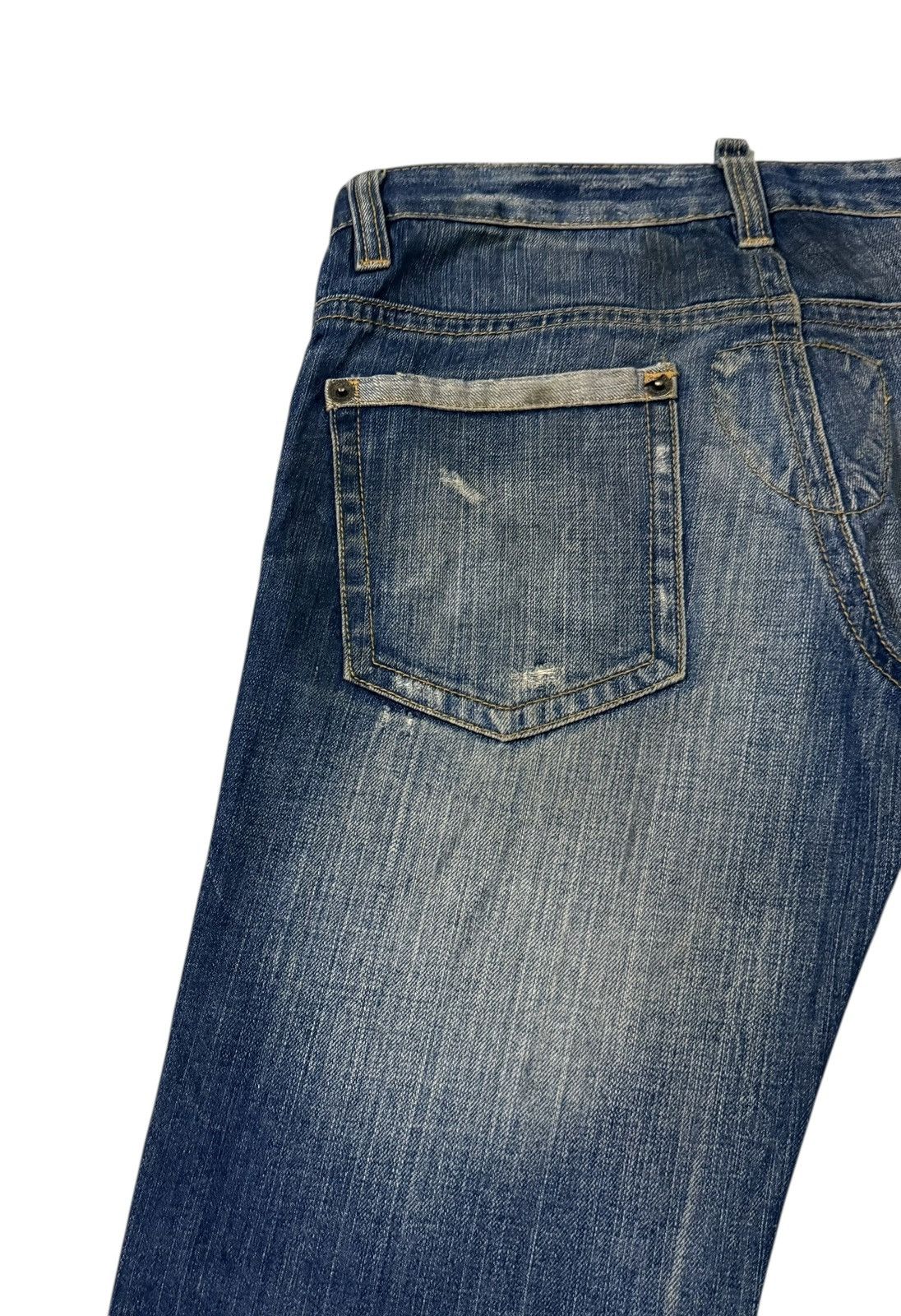 Dsquared2 Vintage Dsquared2 Distressed Flare W32 Denim Jeans Pants Size US 32 / EU 48 - 16 Thumbnail