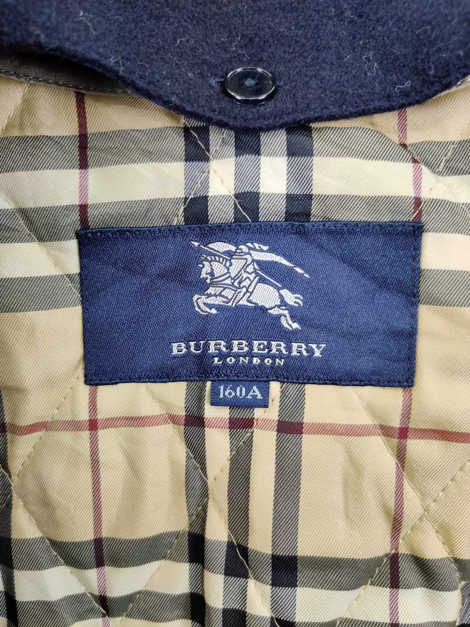 Burberry × Vintage Vintage Burberry Nova Check Double Breasted Wool Coat Jacket Size US M / EU 48-50 / 2 - 11 Thumbnail