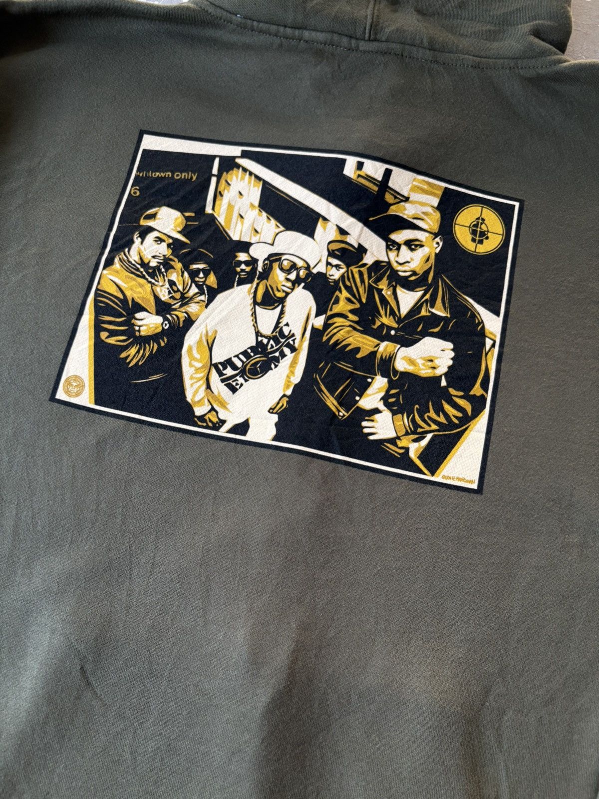 Public Enemy Public Enemy X Obey X Glen E “My Rules” Olive Green Hoodie Size US L / EU 52-54 / 3 - 8 Thumbnail