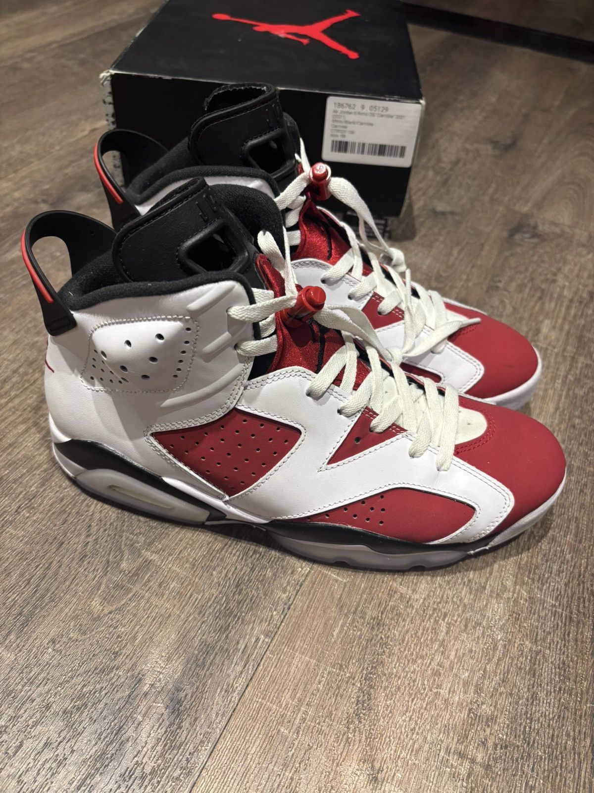 Jordan Brand × Nike Jordan 6 Carmine Size US 10 / EU 43 - 1 Thumbnail