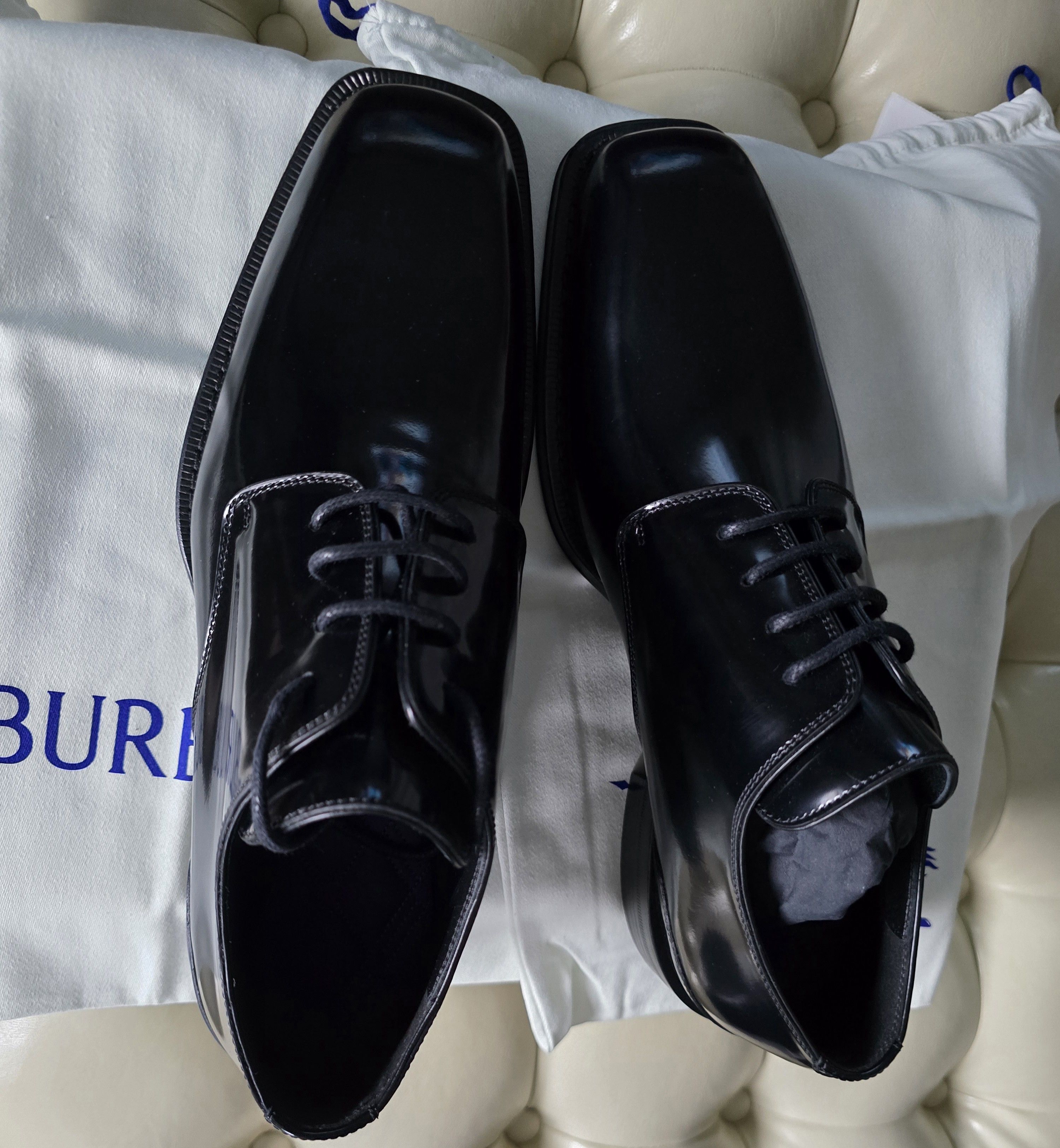 Burberry Burberry Bloomsbury Derby black shoe Size US 8 / EU 41 - 1 Thumbnail