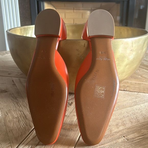 Ralph Lauren Purple Label RALPH LAUREN purple label orange leather ballerina flats 39 Size US 9 / IT 39 - 7 Thumbnail