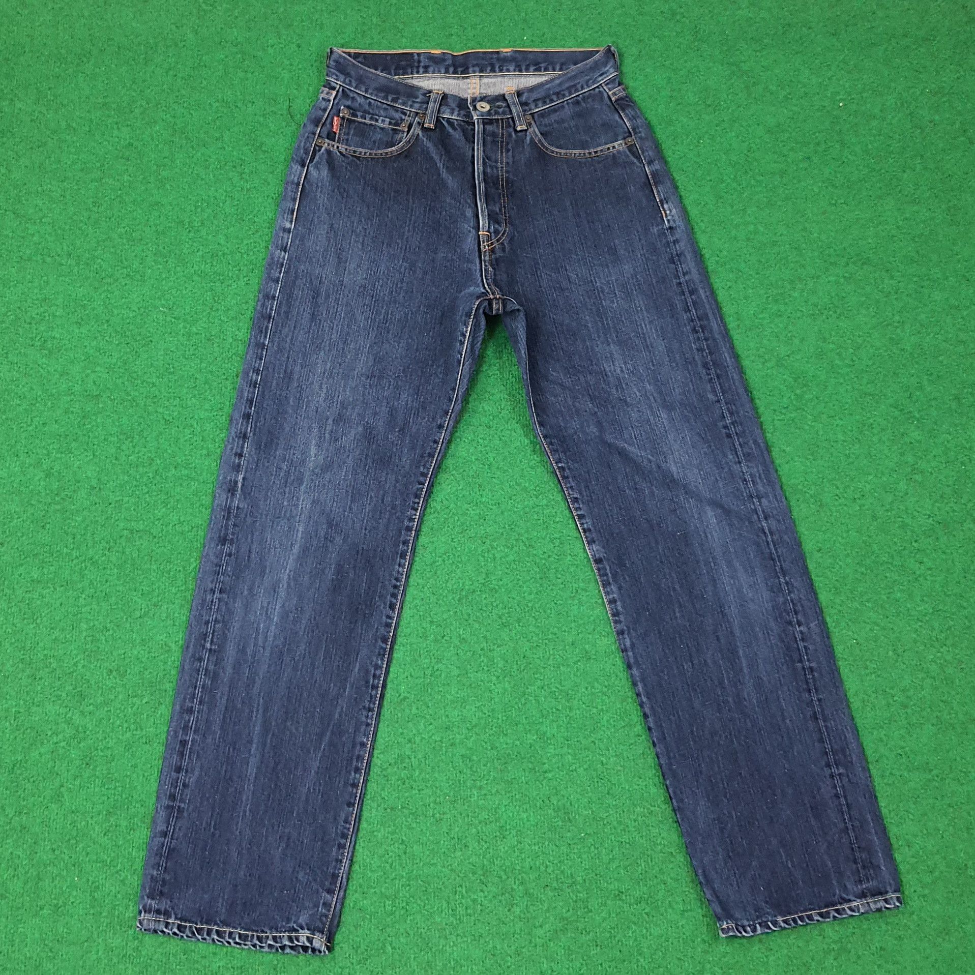 Stussy Vintage Rare Stussy x Futura Custom Logo Jeans C228N33 Size US 27 - 4 Thumbnail