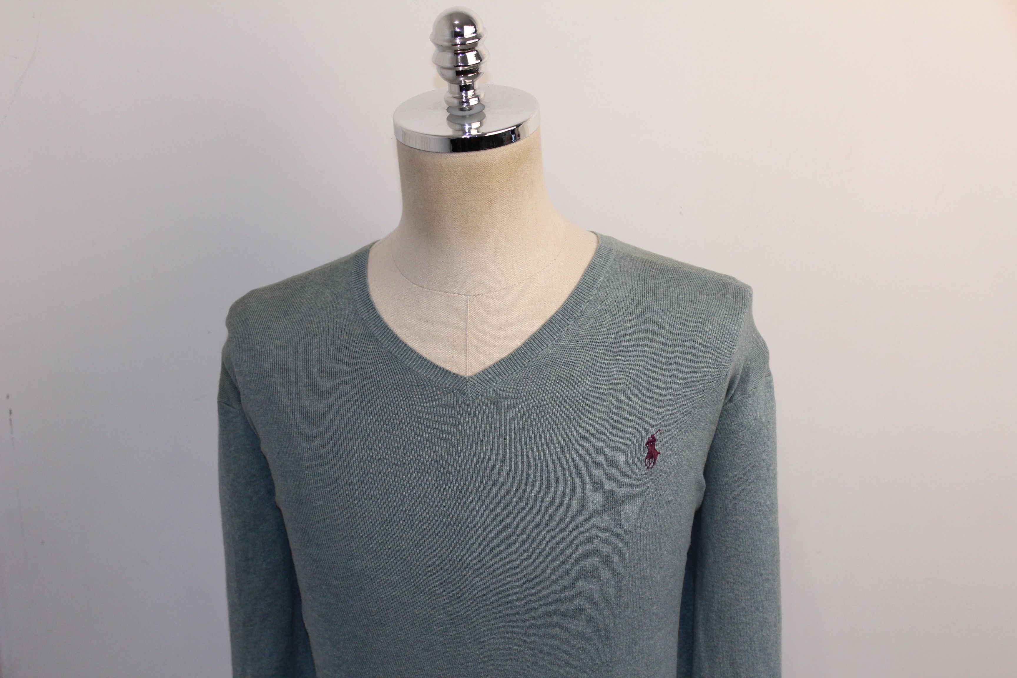 Polo Ralph Lauren Men's RALPH LAUREN V Neck Jumper Size M Size US M / EU 48-50 / 2 - 4 Thumbnail