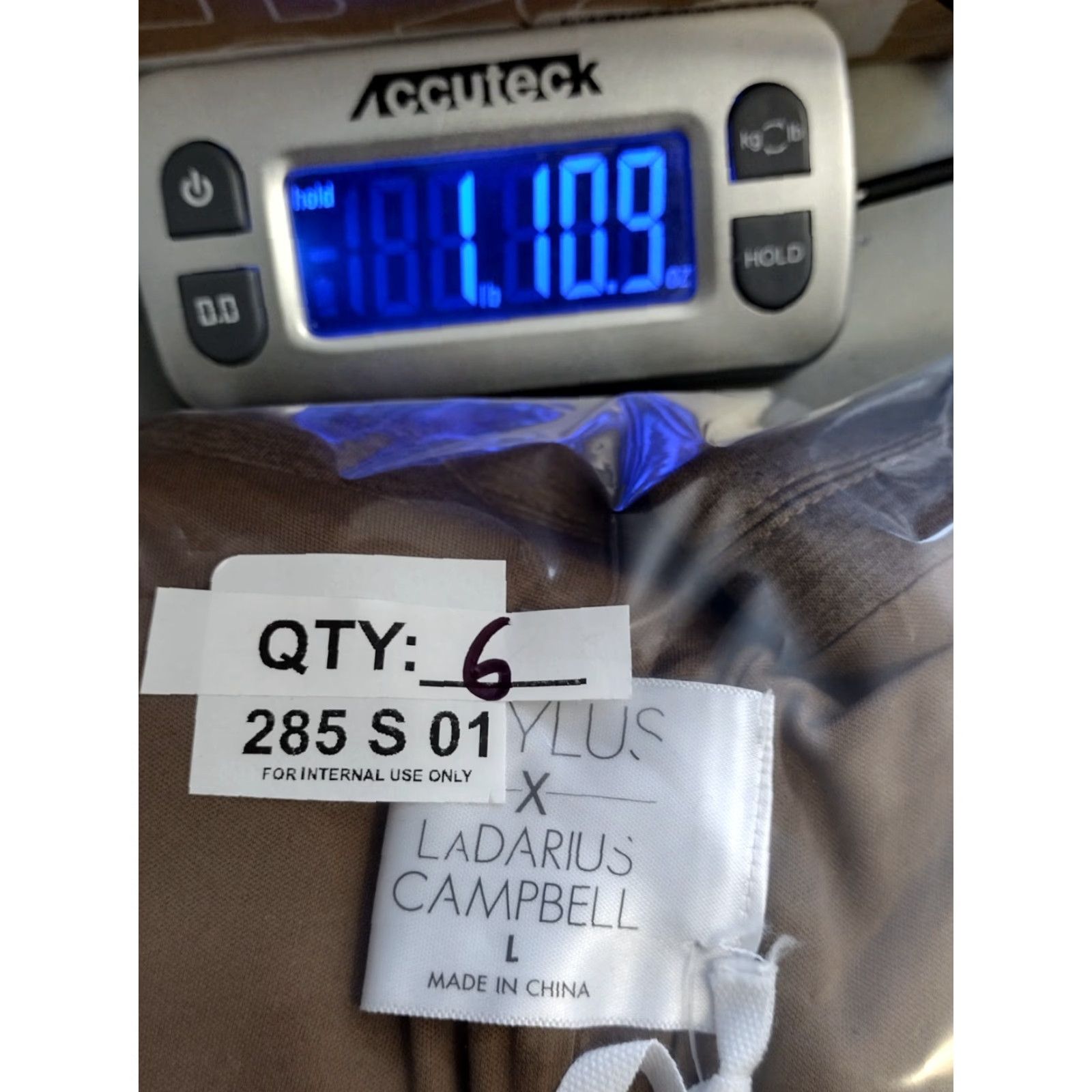 Vintage Stylus X LaDarius Campbell Blazer Jacket Regular 42 in Heather Warm Sand Men L Size 42R - 8 Thumbnail