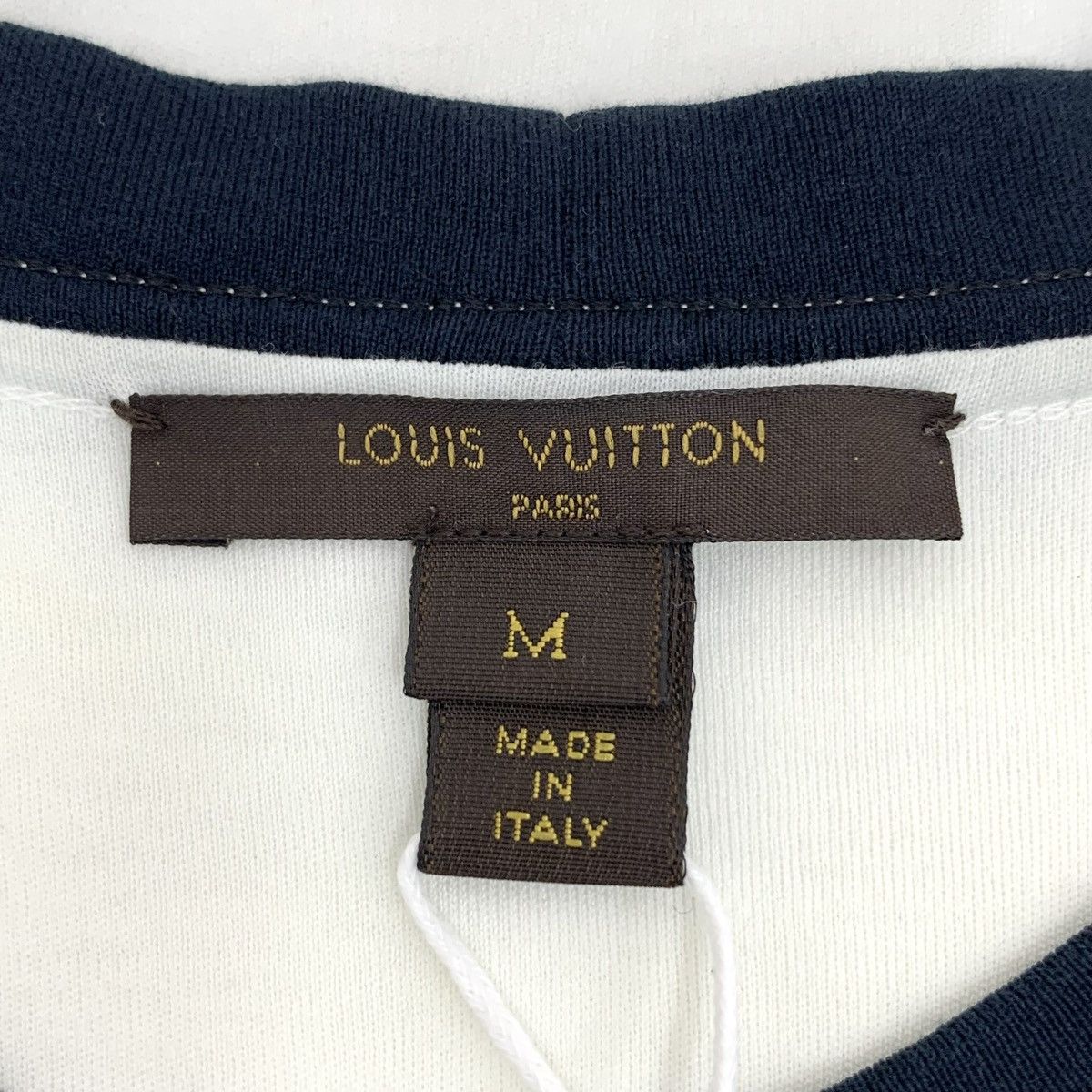 Louis Vuitton Louis Vuitton White Striped Short Sleeve Dress K26WX Size M / US 6-8 / IT 42-44 - 5 Thumbnail