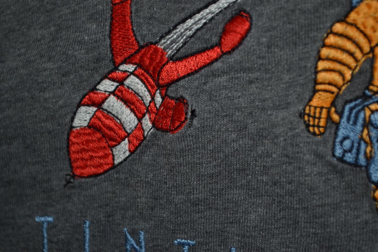 Vintage Vintage Tintin Reporter Embroidered t-shirt Studio Aventures Size US L / EU 52-54 / 3 - 5 Thumbnail