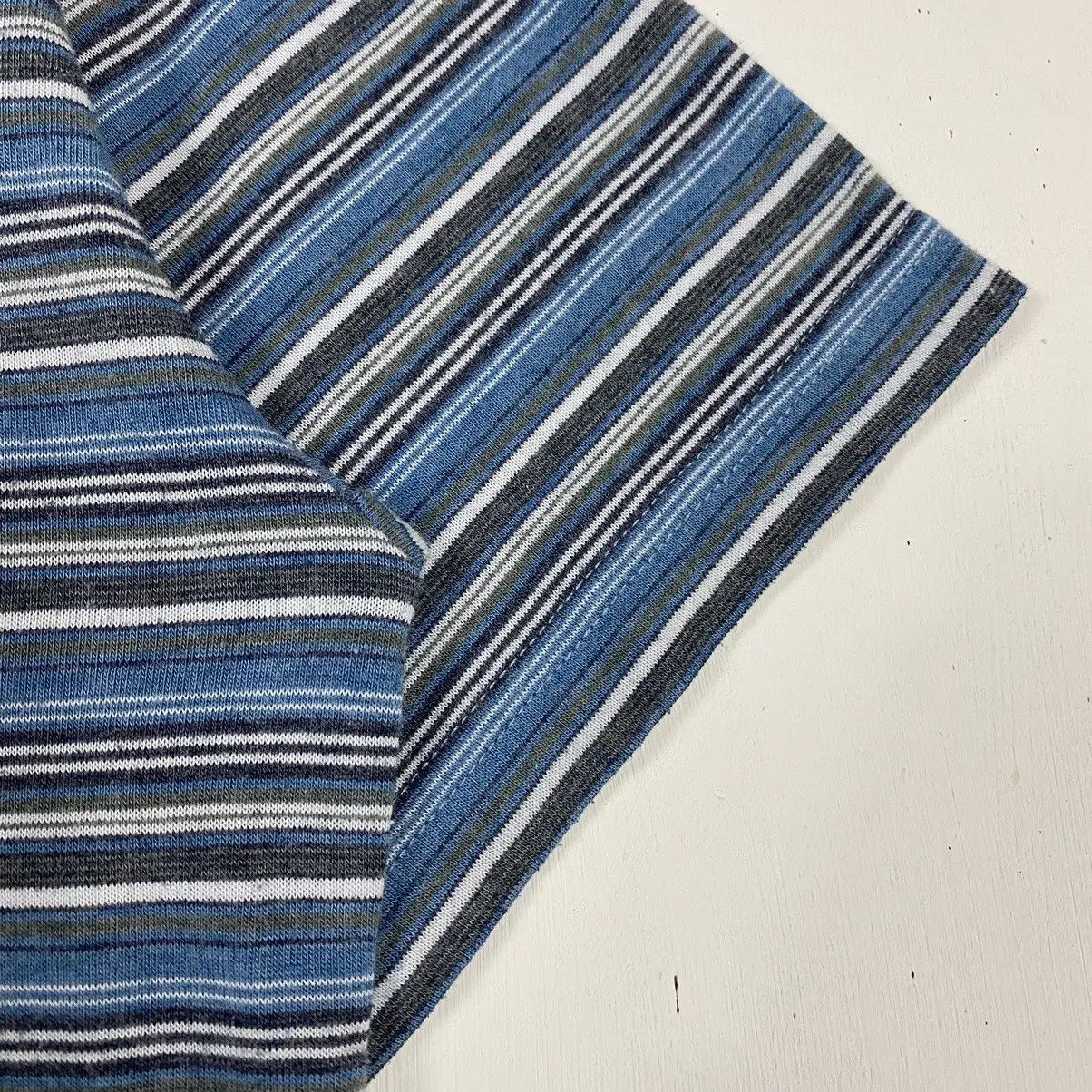Designer BY YOHJI YAMAMOTO!! SACSNY Y'SACCS BLUE STRIPED TEE Size US L / EU 52-54 / 3 - 6 Thumbnail