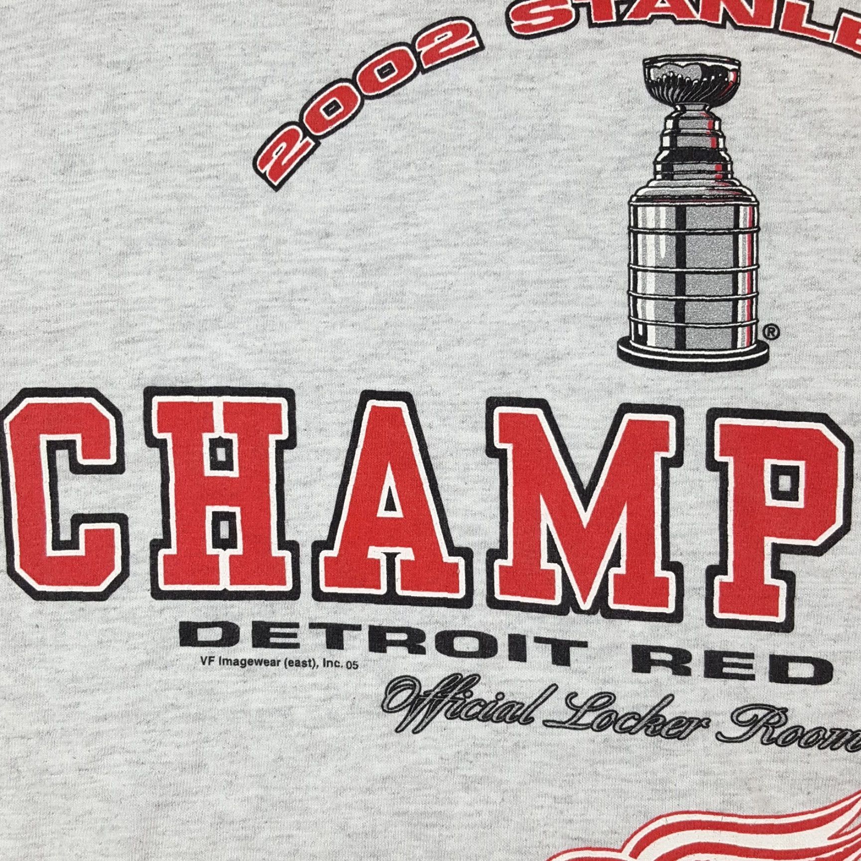 Delta VINTAGE Y2K Detroit Red Wings NHL T-Shirt Men Small Gray Ice Hockey Stanley Cup Retro Sports Size US S / EU 44-46 / 1 - 4 Thumbnail