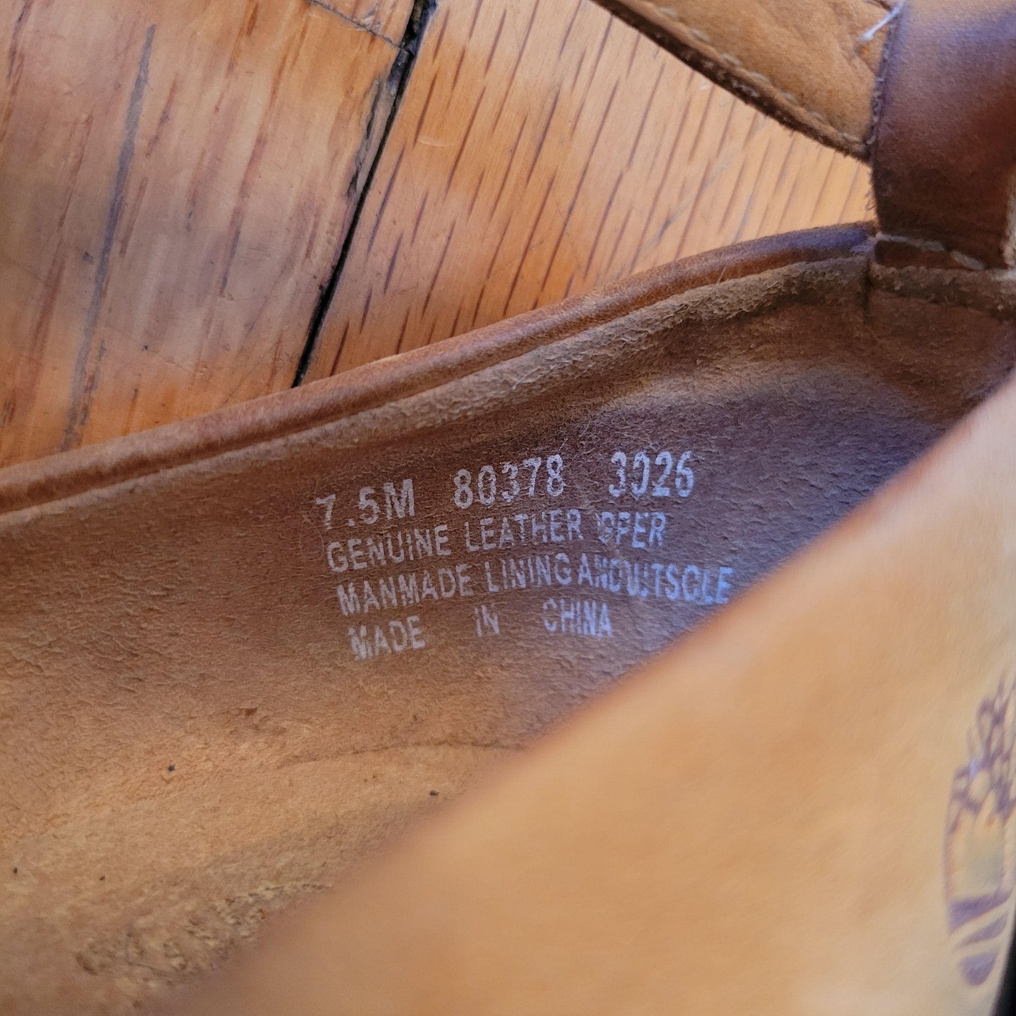 Timberland Timberland Leather Mary Jane Shoes 7.5M Beige Wedge Size US 7.5 / IT 37.5 - 9 Thumbnail