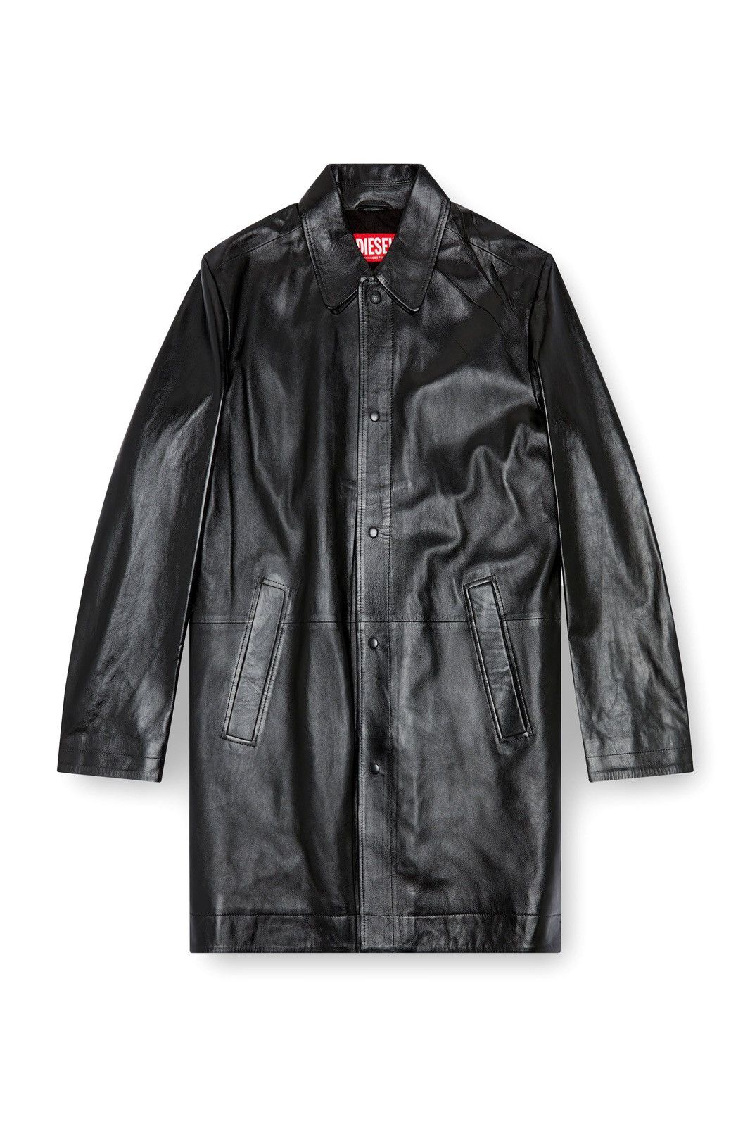 Diesel Diesel L-CORDIER Coated leather Coat Size US M / EU 48-50 / 2 - 1 Thumbnail