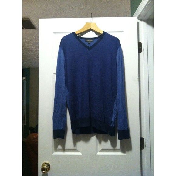 Brooks Brothers BROOKS BROTHERS MEN'S NEW 55%SILK 45%COTTON SWEATER SIZE: L Size US L / EU 52-54 / 3 - 1 Thumbnail