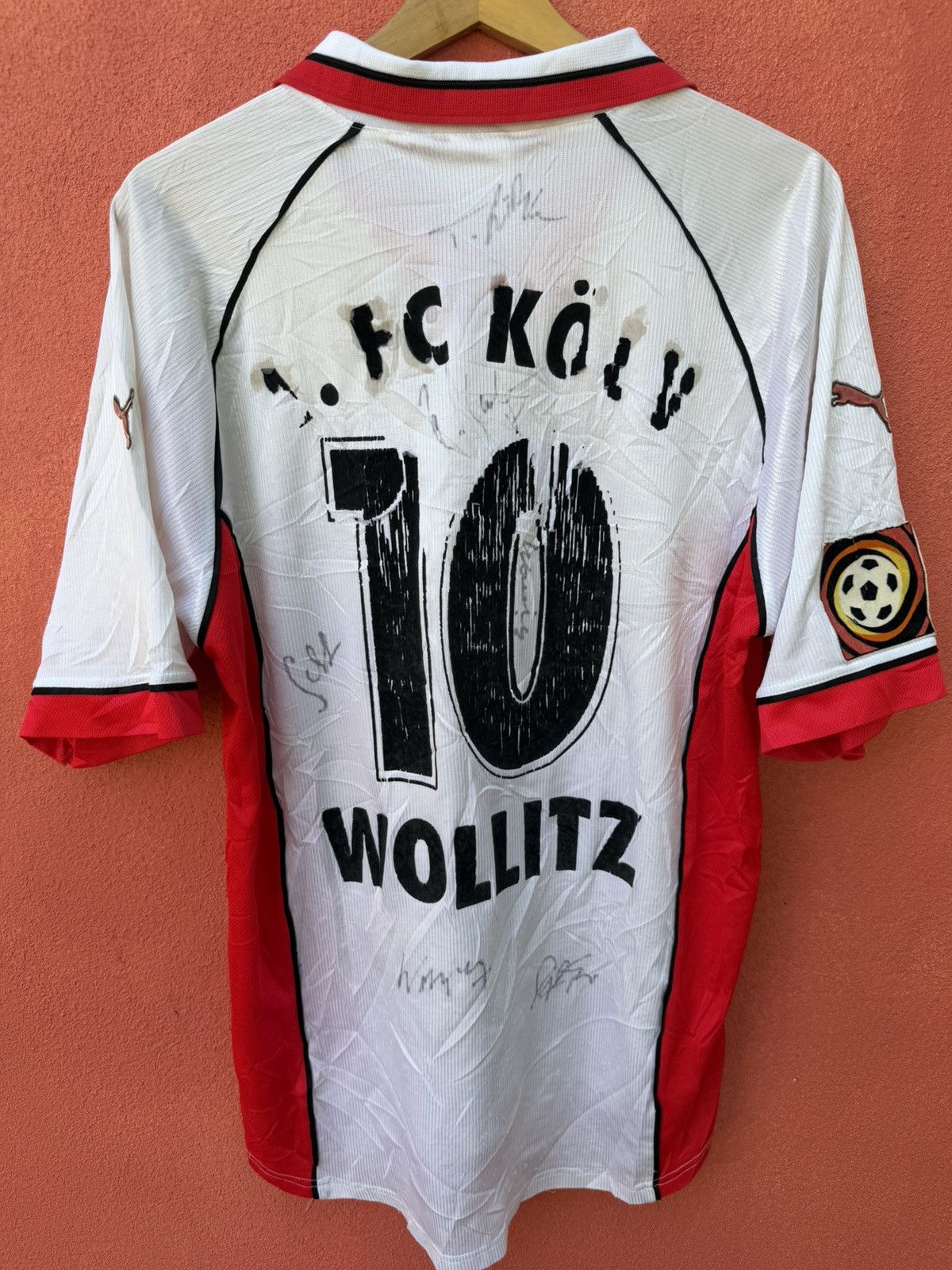 Puma 1.FC Koln Matchworn x Wollitz x Number 10 Size US M / EU 48-50 / 2 - 11 Thumbnail
