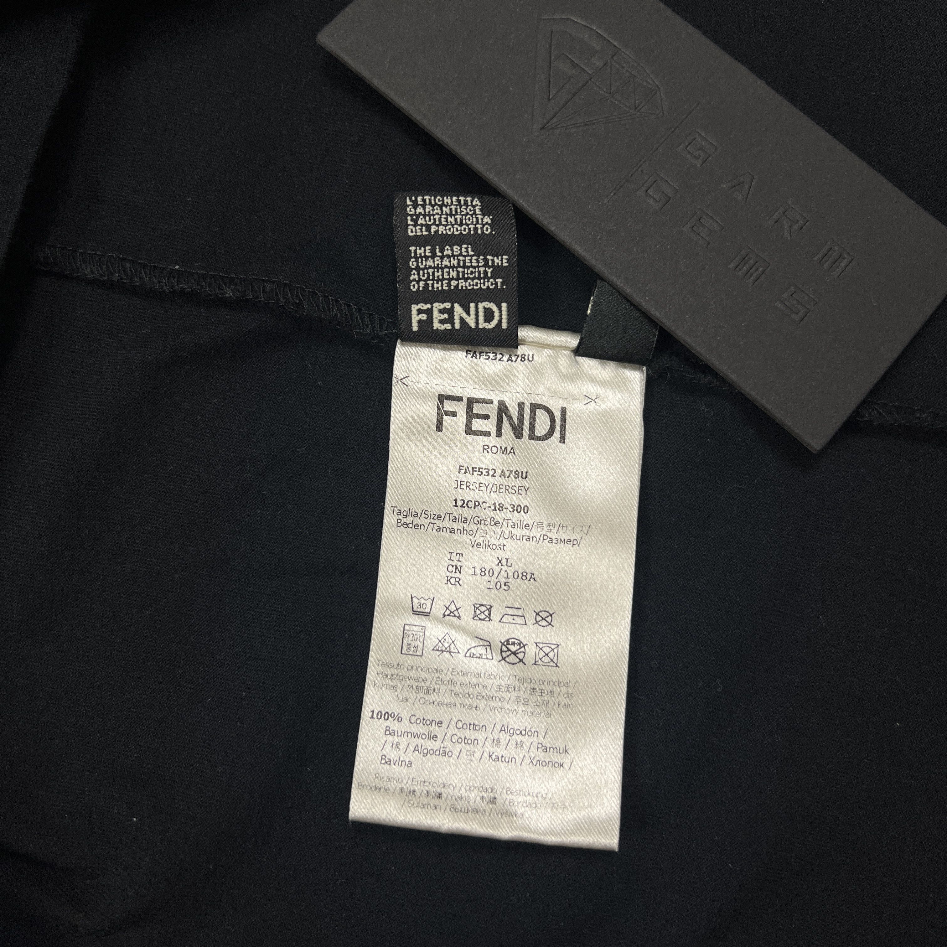 Fendi Fendi FF T-Shirt Size US M / EU 48-50 / 2 - 7 Thumbnail