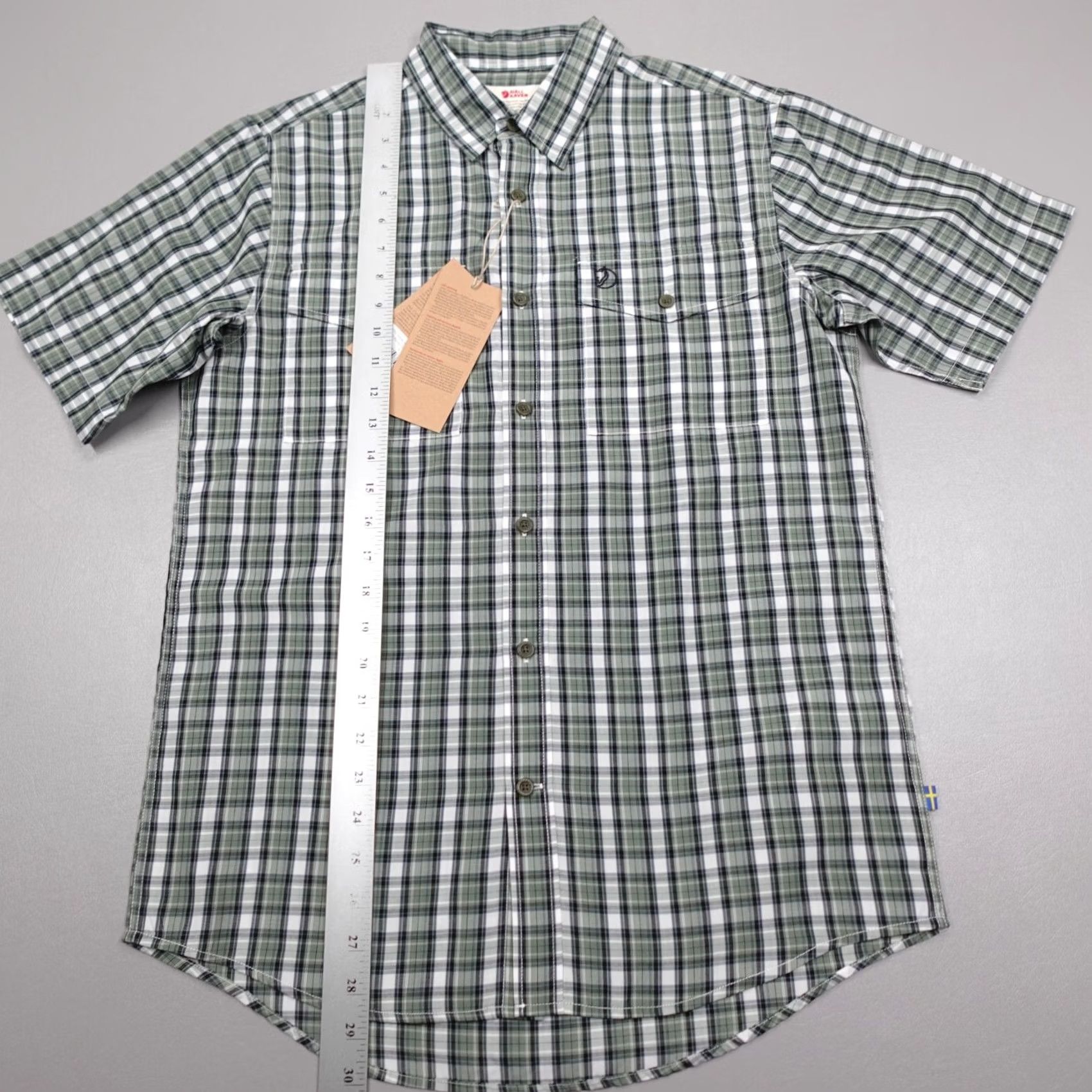 Cool Shirtz Fjallraven Abisko Cool Shirt Short Sleeve Plaid Lyocell Mens Size S Multicolor Patina Green Casual Outdoor Size US S / EU 44-46 / 1 - 6 Thumbnail