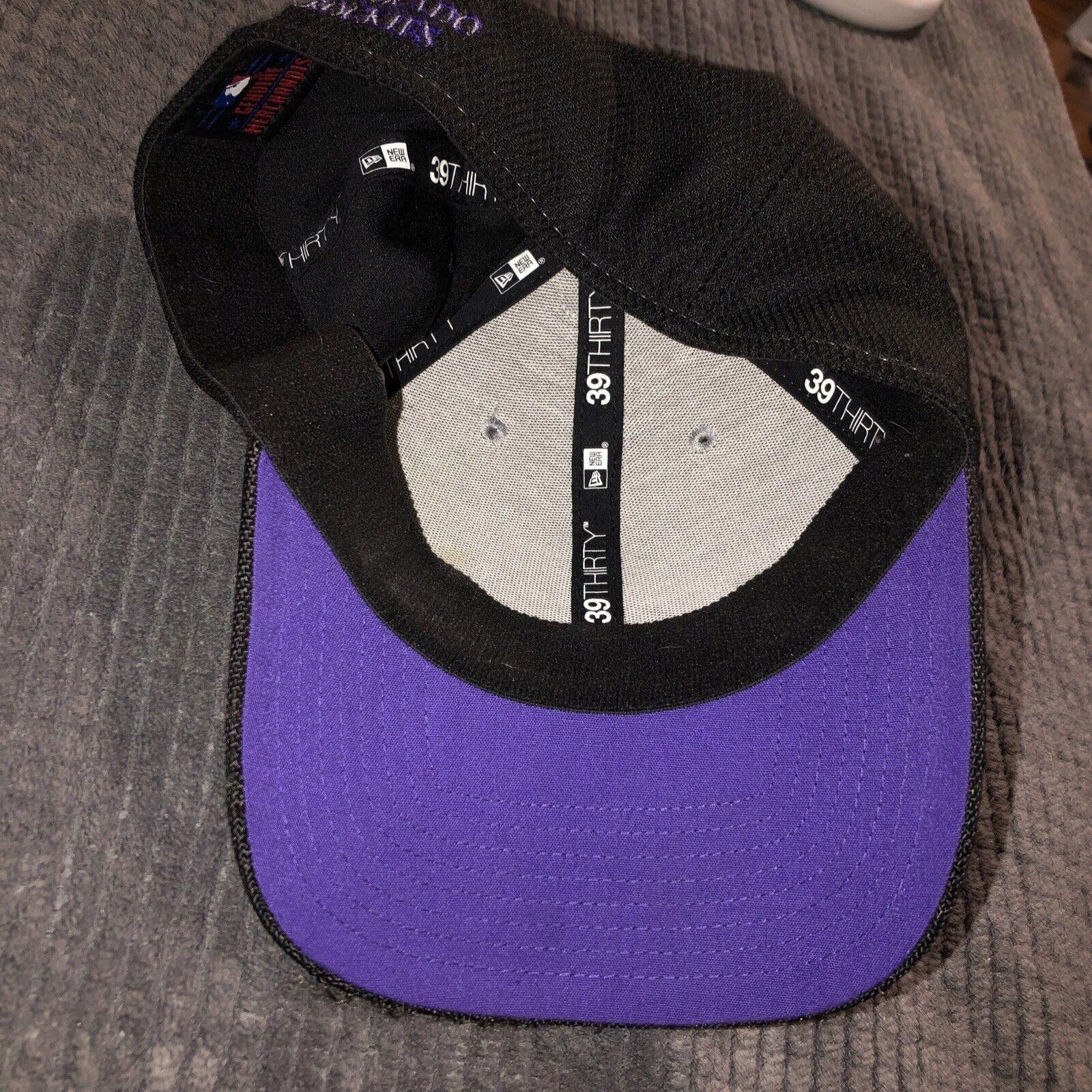 New Era Rockies Hat New Era 39THIRTY Flex Grey Purple Black L/XL Size ONE SIZE - 6 Thumbnail