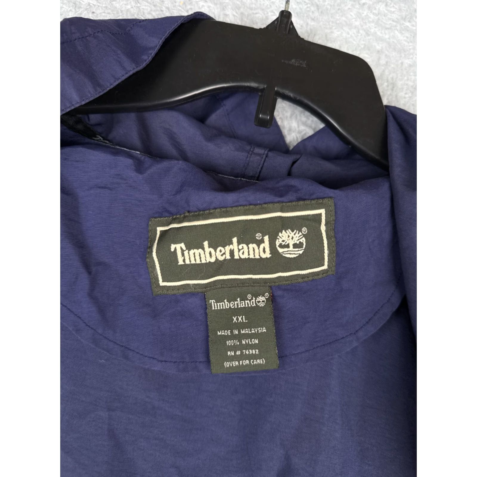 Timberland Timberland Windbreaker Jacket Mens 2XL Blue Hooded Nylon Outdoor Skiing Size US XXL / EU 58 / 5 - 3 Thumbnail