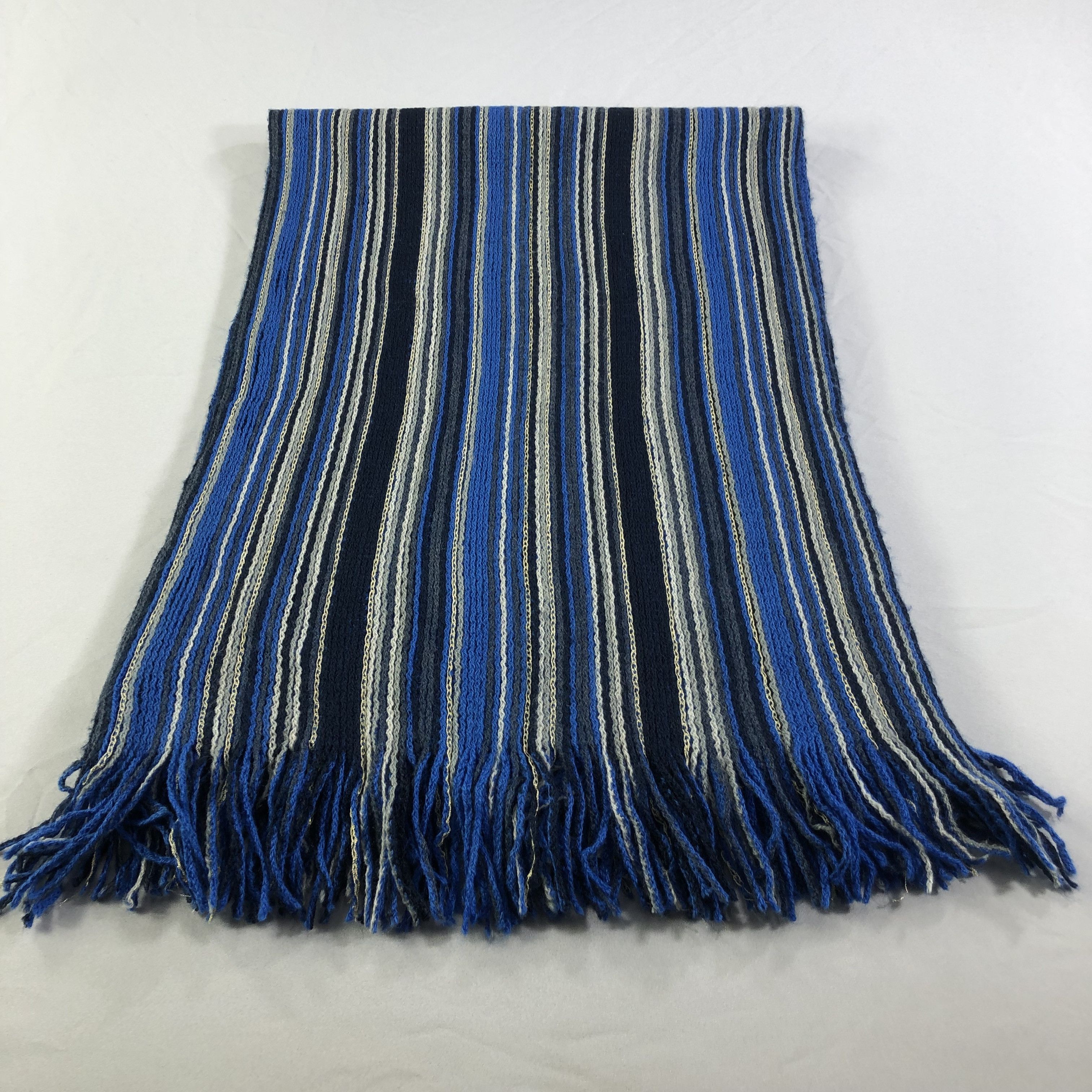 Matsuda Monsieur Nicole by Matsuda Striped Scarf Muffler V1396 Size ONE SIZE - 1 Thumbnail