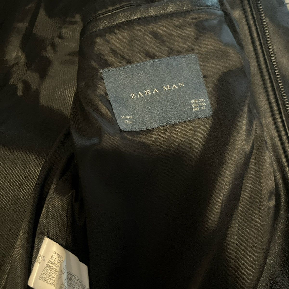 Zara Zara Leather jacket Size US XXL / EU 58 / 5 - 2 Thumbnail