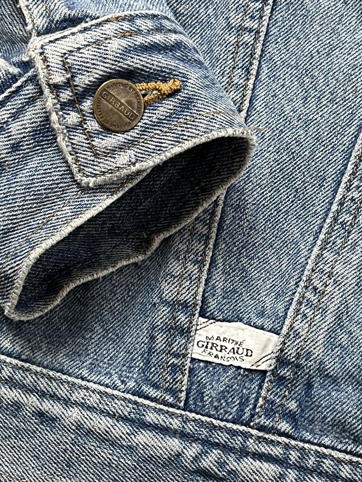 Marithe + Francois Girbaud 🔥90'S Marithe Francois Girbaud Archive Denim Cropped Jacket Size US S / EU 44-46 / 1 - 12 Thumbnail