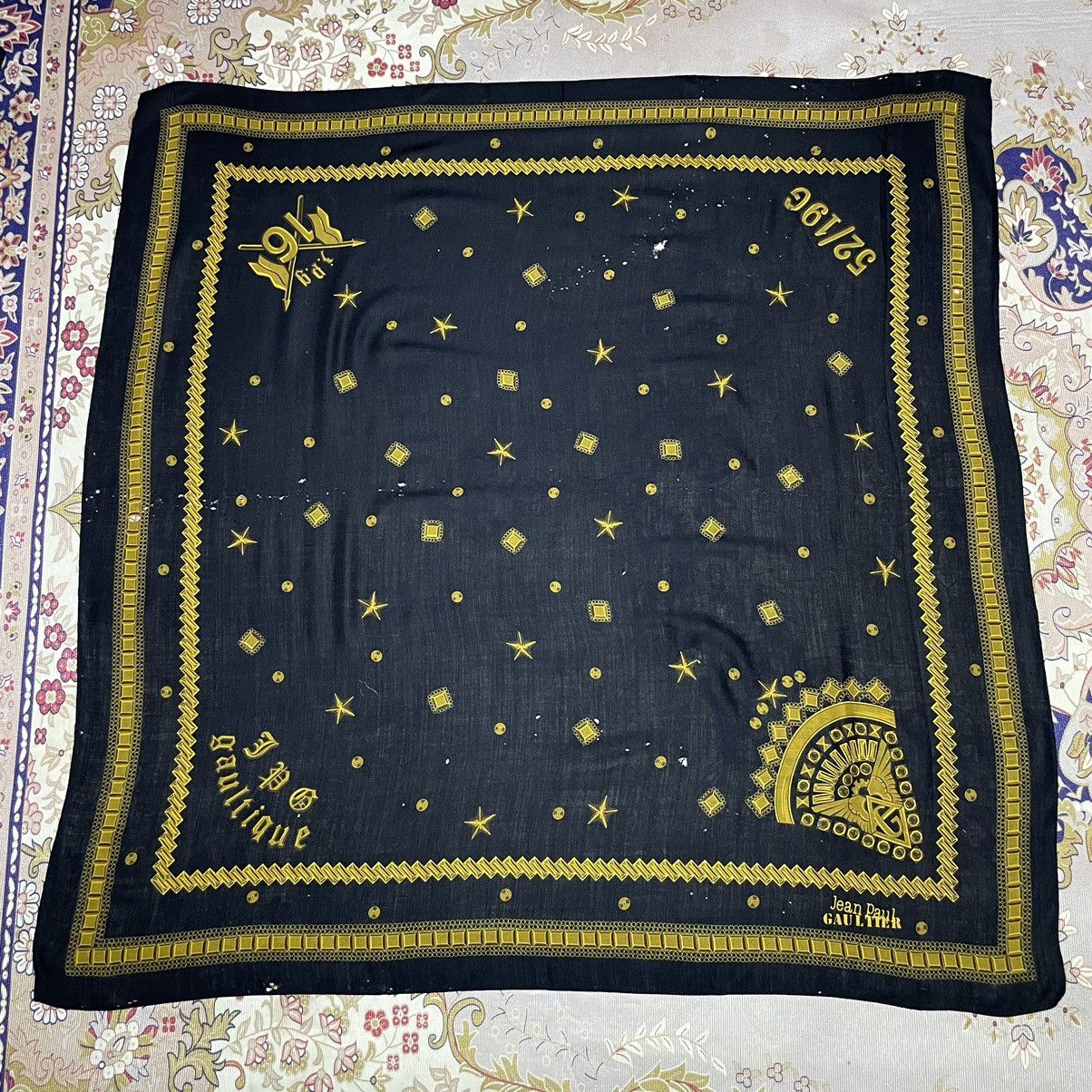 Jean Paul Gaultier Vintage Jean Paul Gaultier big Scarf top shirt Size ONE SIZE - 3 Thumbnail