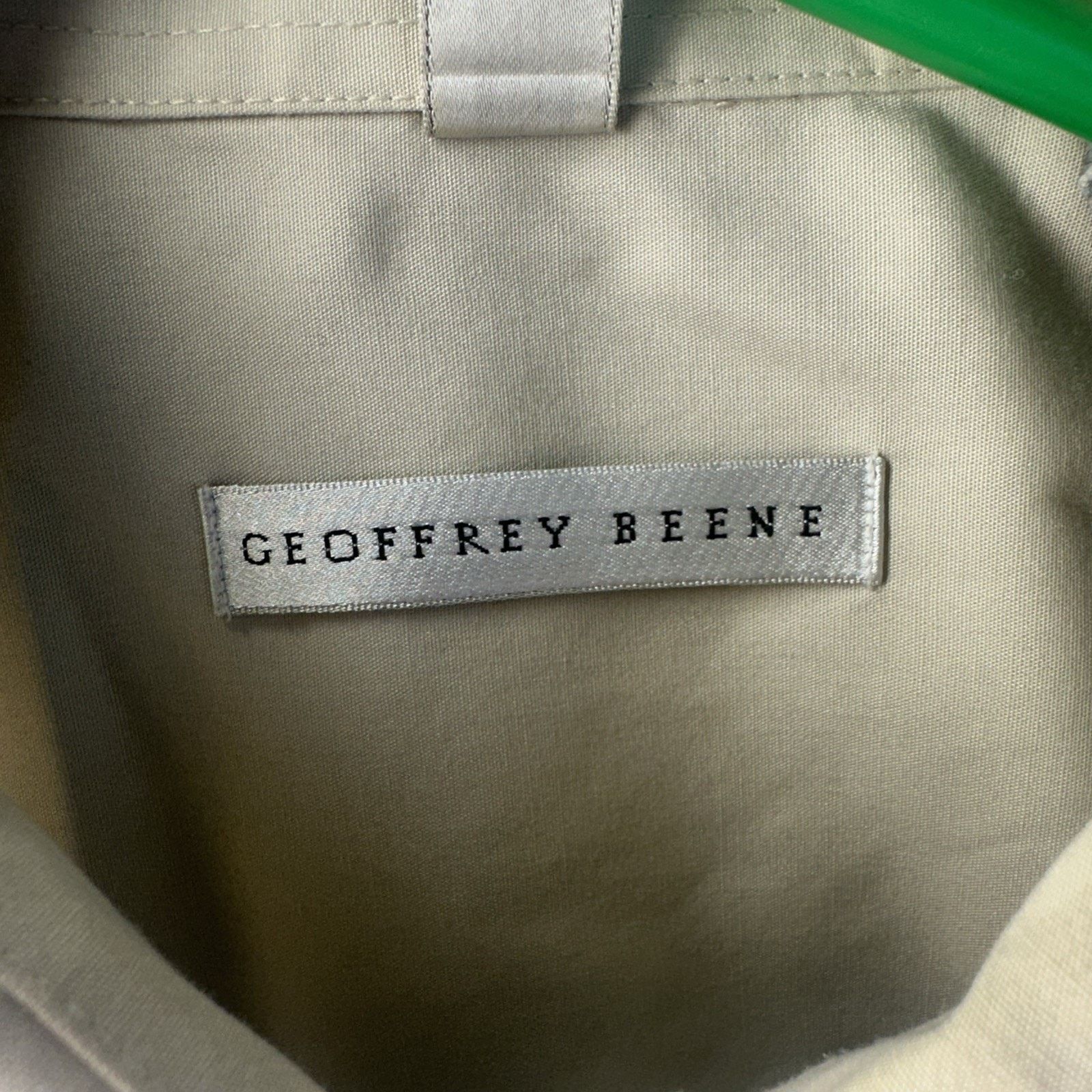 Geoffrey Beene Geoffrey Beene XL Vintage Dress Shirt Wrinkle Free Cotton Size US XL / EU 56 / 4 - 2 Thumbnail