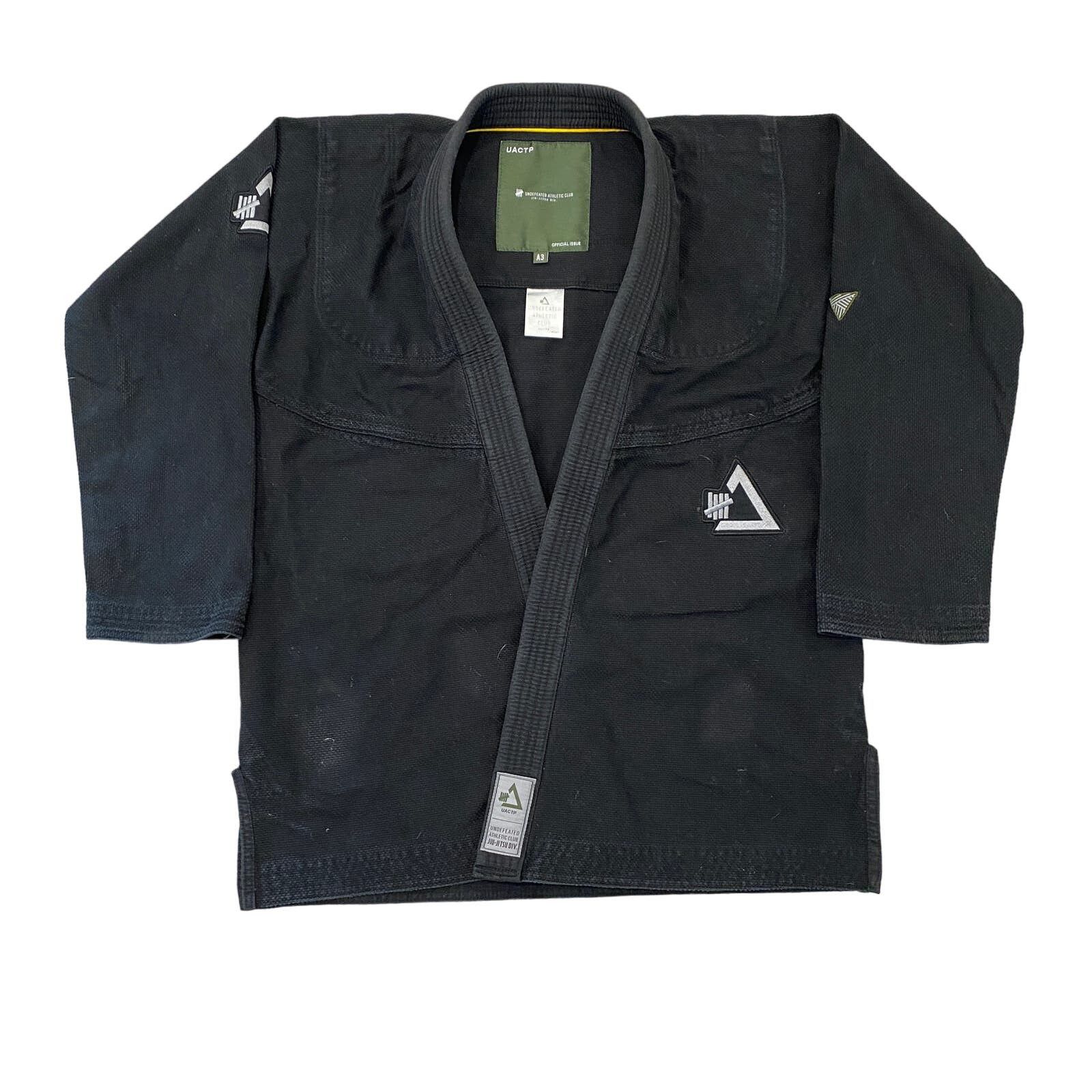 image of Undefeated Athletic Club Jiu Jitsu Kimono Jacket Men's A3 in Black (Size XL)