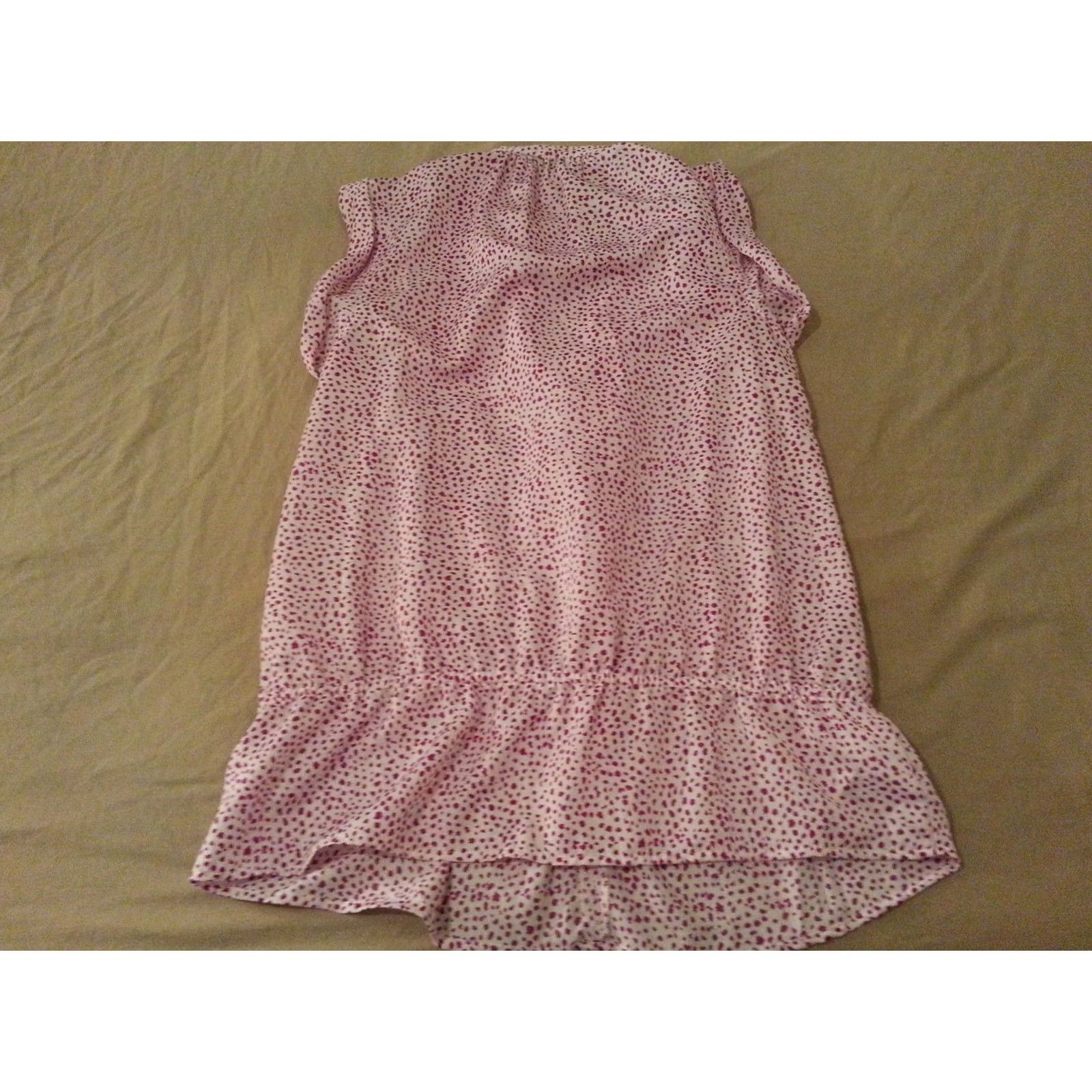 Ann Taylor Ann Taylor Shirt Blouse Womens M Medium Cotton Pink Size M / US 6-8 / IT 42-44 - 2 Thumbnail