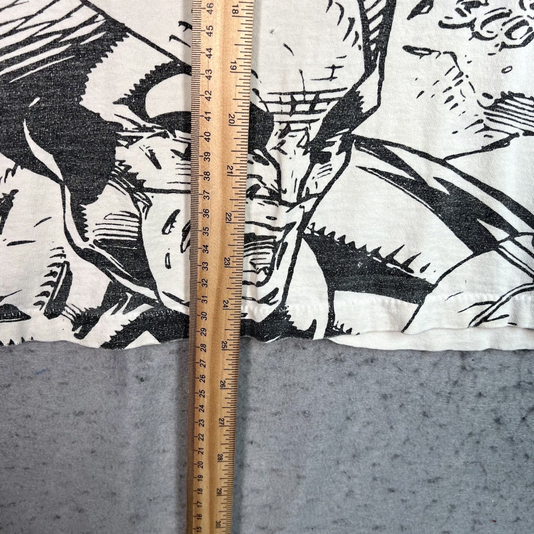 Vintage VINTAGE Marvel T-Shirt Mega Print Adult Mens Medium White Shirt Comics 90s Mens Size US M / EU 48-50 / 2 - 4 Thumbnail