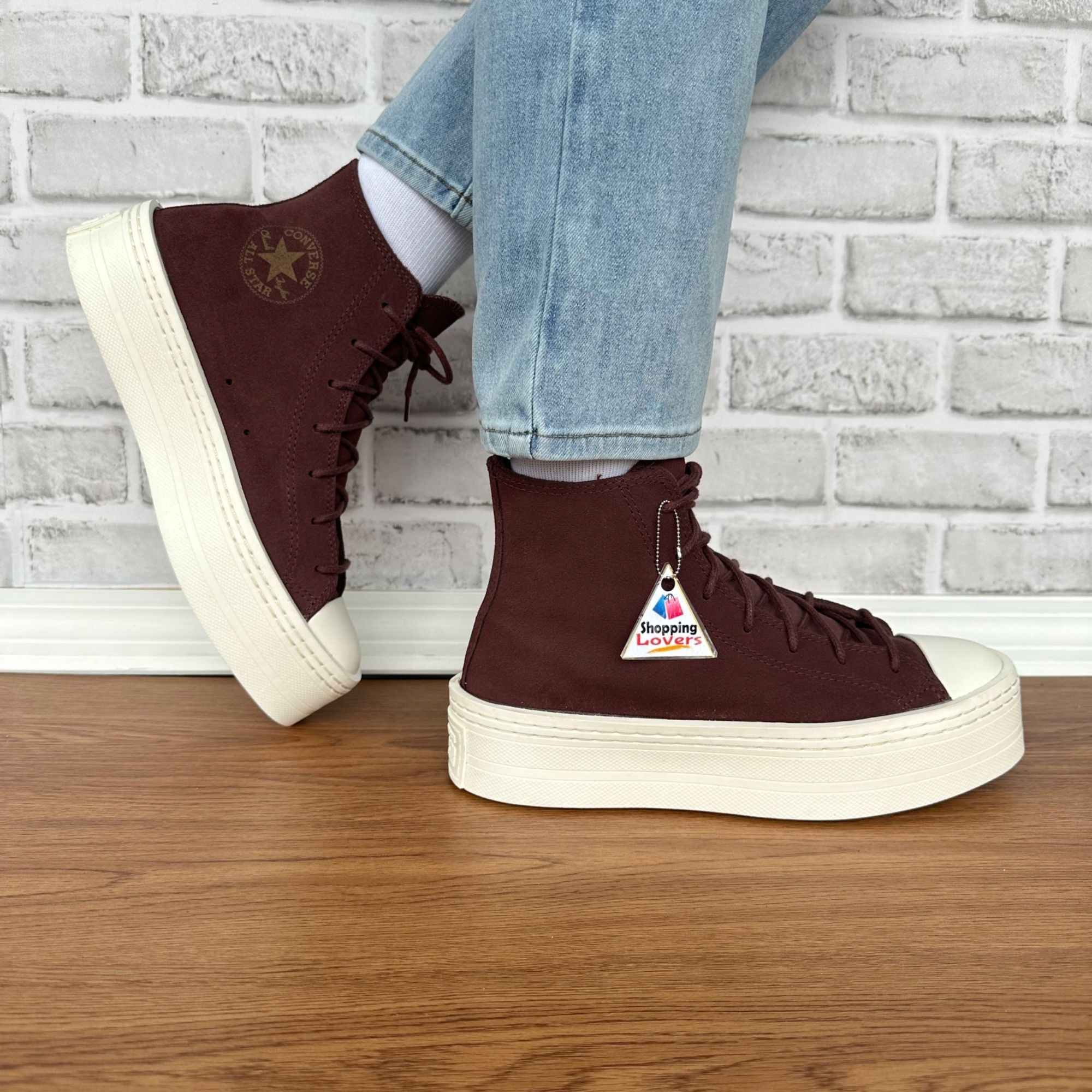 Converse Converse Chuck Taylor Lift Platform Hi Suede Fleece Lining 8 Size US 8.5 / IT 38.5 - 3 Thumbnail