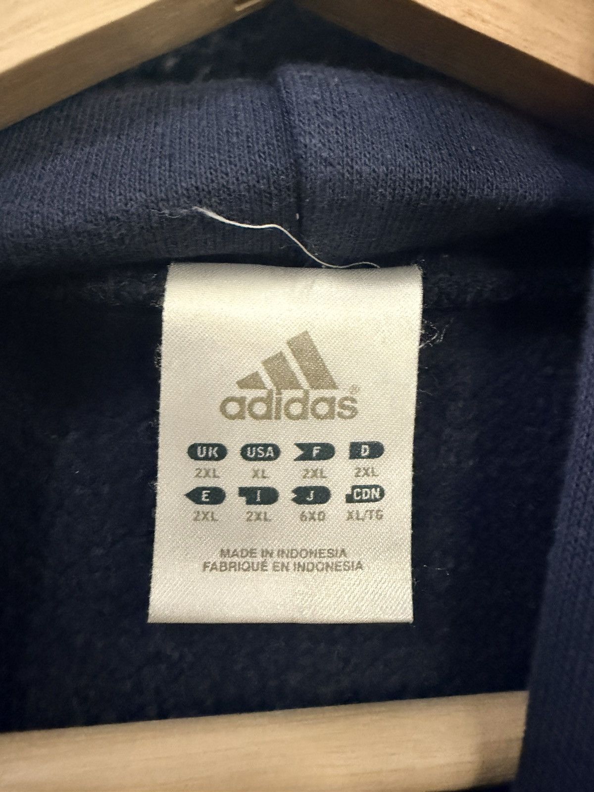 Adidas Vintage Adidas Hoodie Size US XL / EU 56 / 4 - 3 Thumbnail