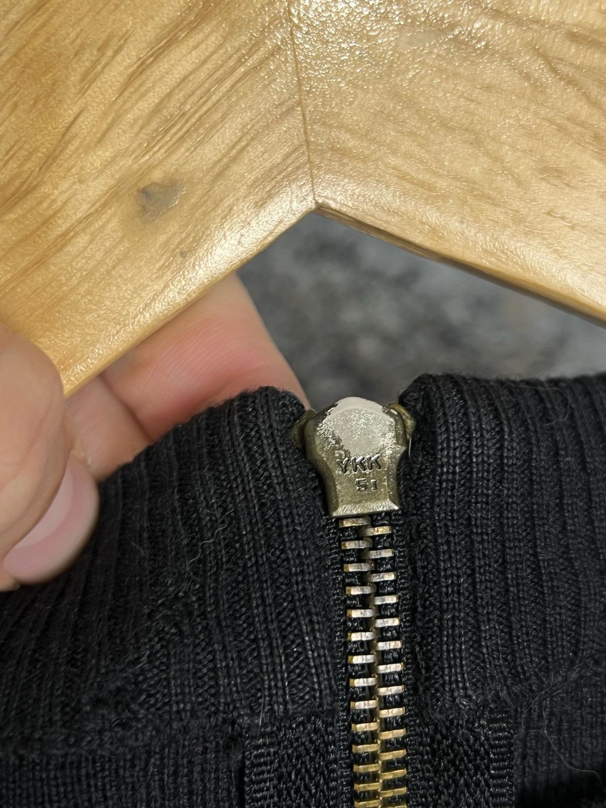 Alaia × Vintage ALAIA Azzedine RARE Vintage Wool Knitted Zip Long Sweater L Size L / US 10 / IT 46 - 9 Thumbnail