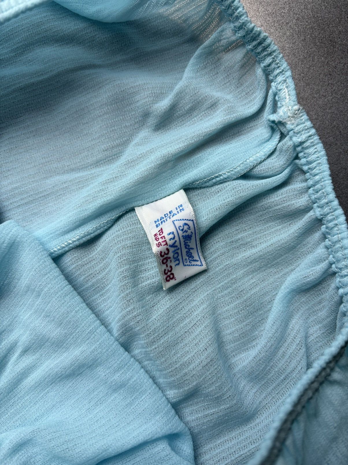 Marks & Spencer × Vintage 1960s Chiffon Boxers 70s Vintage Sheer Shorts Lace Panties Size ONE SIZE - 15 Thumbnail