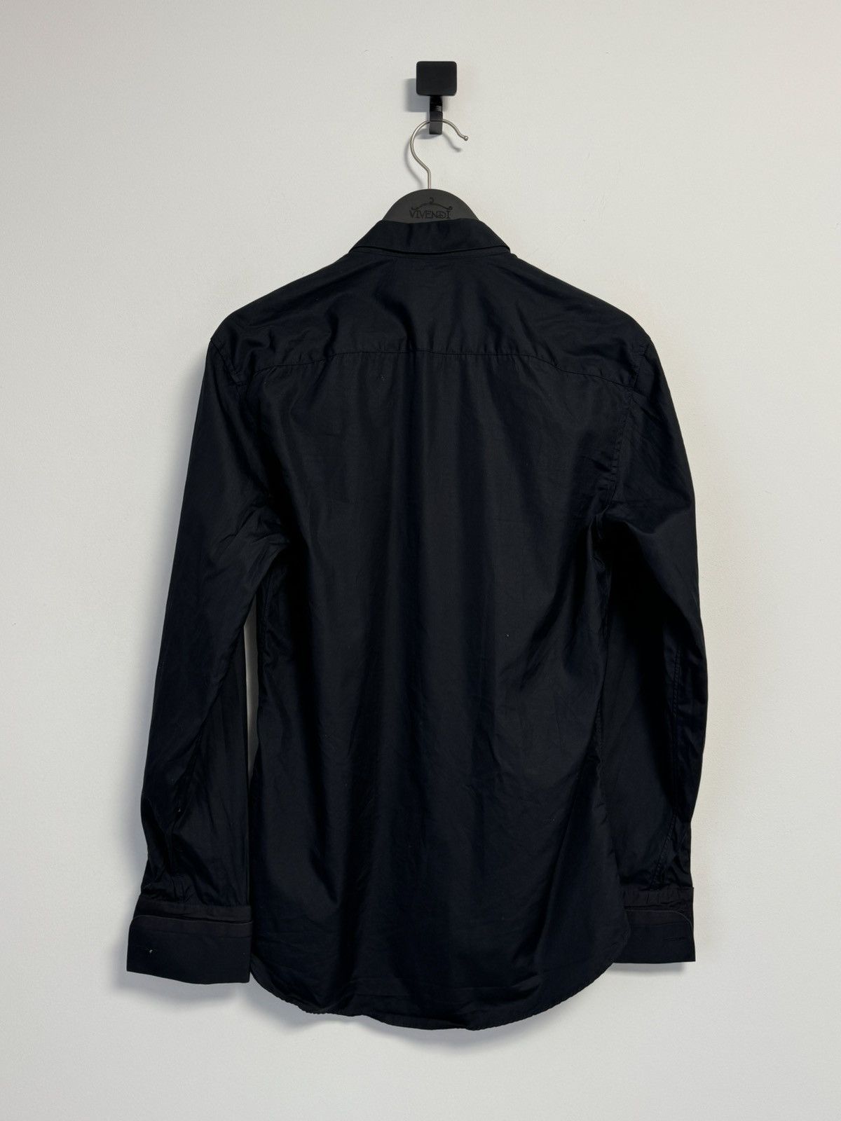 Kenzo Kenzo Button Up Shirt Luxury Style Black size 39 15 1/4 Size US M / EU 48-50 / 2 - 12 Thumbnail
