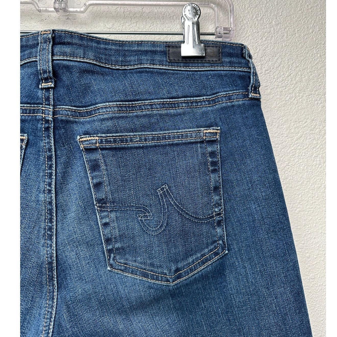 AG Adriano Goldschmied AG women’s Prima cigarette leg jeans medium wash US 29 Size 29" - 5 Thumbnail