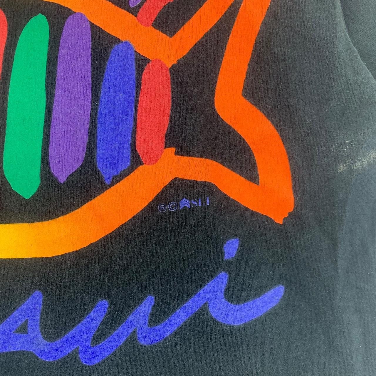 Vintage Vintage 80’ MAUI HAWAII FISH Art Painting Tee Shirt Top Size M / US 6-8 / IT 42-44 - 5 Thumbnail