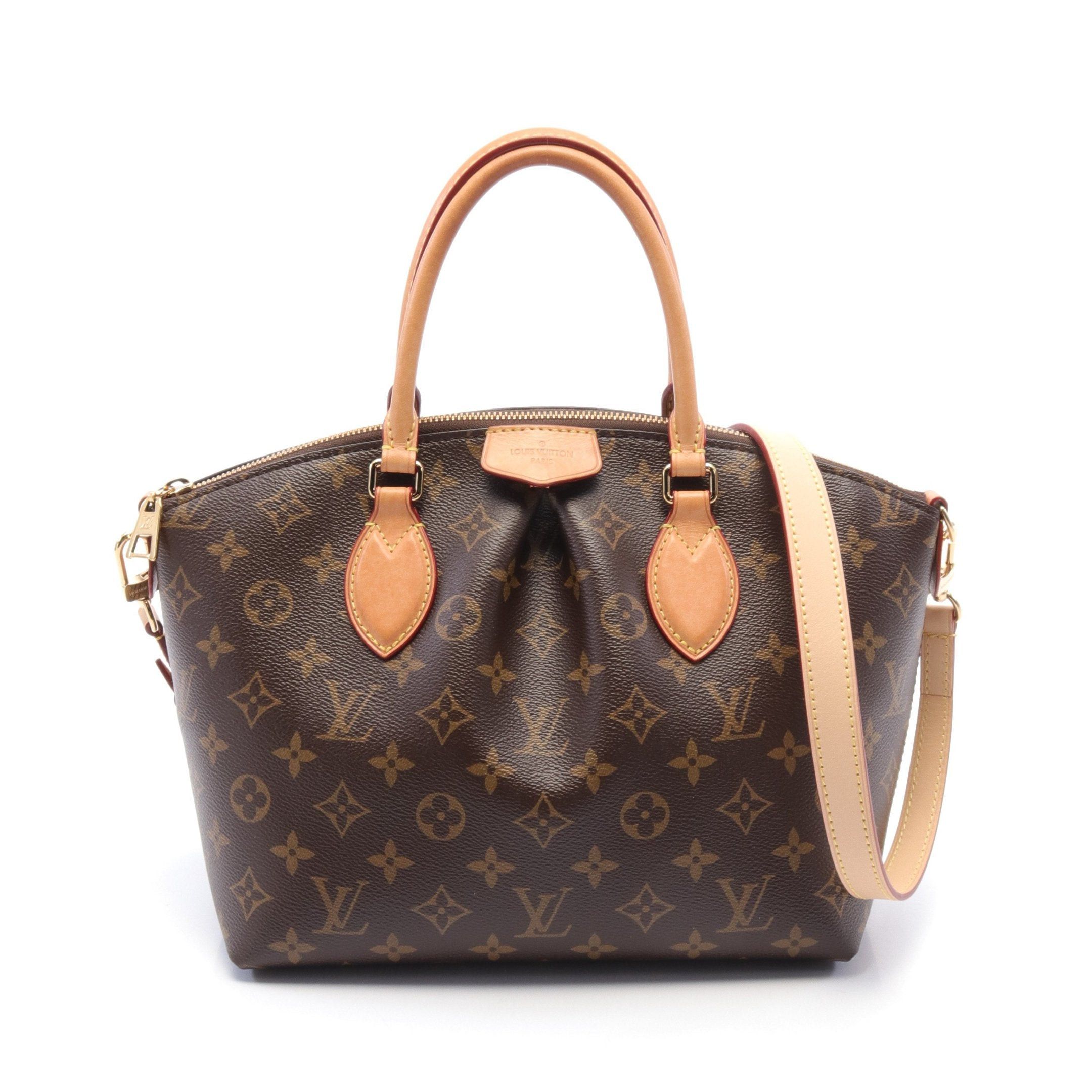 Louis Vuitton Louis Vuitton Boesi Nm Pm Monogram Handbag Leather Brown Size ONE SIZE - 1 Thumbnail