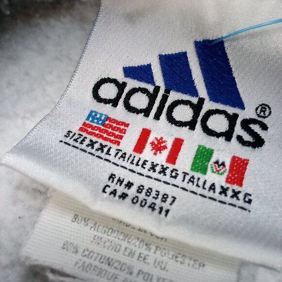 Adidas × Vintage Vintage 90s Adidas Pullover Hoodie Sweatshirt Size US XL / EU 56 / 4 - 3 Thumbnail