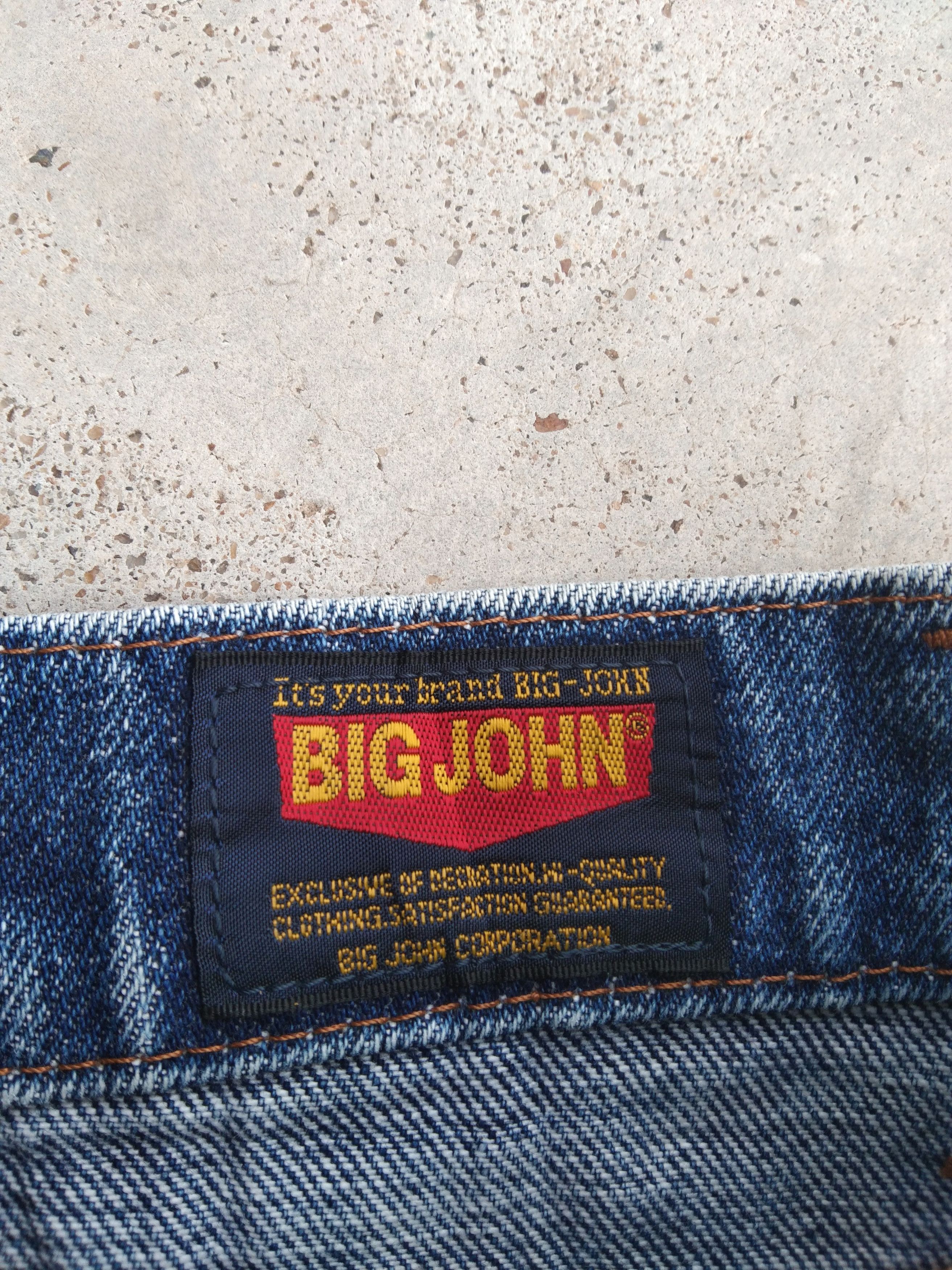 Japanese Brand 90s Vintage Big John Distressed Jeans 29x30 Size US 29 - 10 Thumbnail