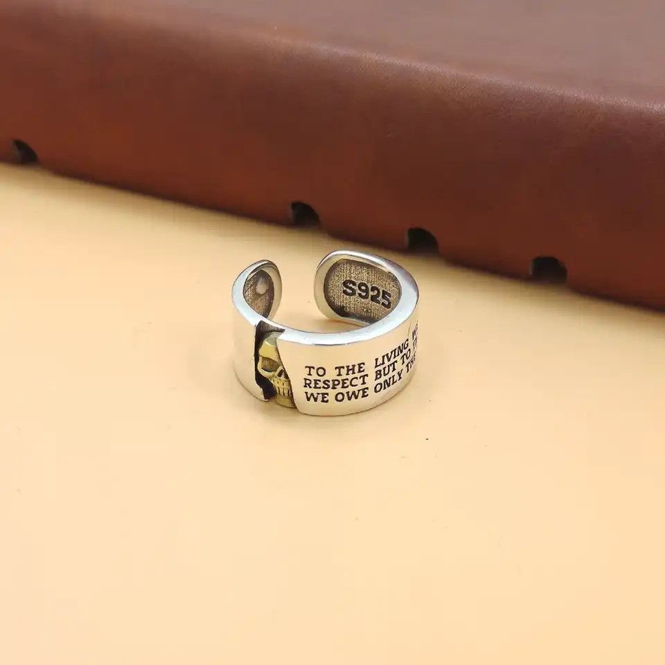 Vintage 925 Sterling Silver Rings Size ONE SIZE - 2 Thumbnail