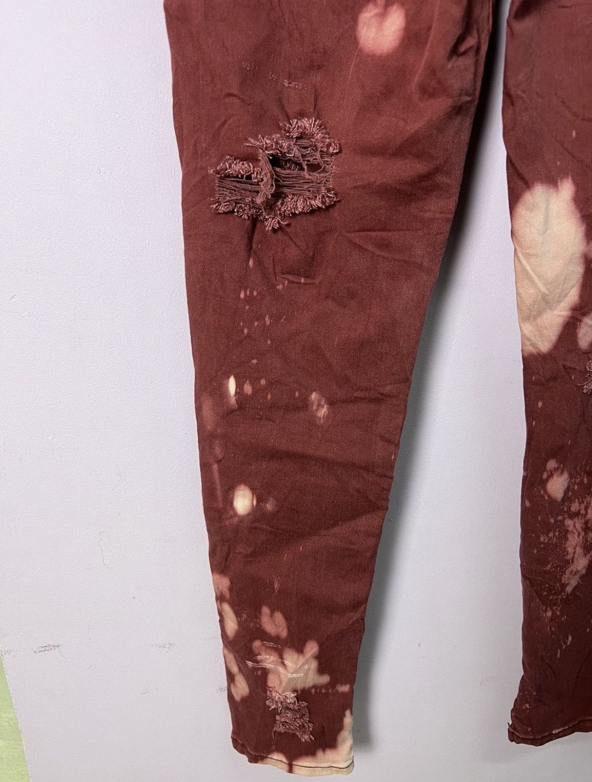 American Eagle Outfitters 🔥Rare Tie Dye American Eagle Stretchable Distressed Denim Size US 31 - 12 Thumbnail