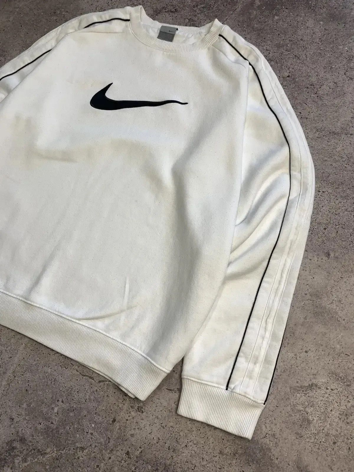 Nike × Vintage Vintage Sweater Nike faded sweatwear drip blockcore Size US XL / EU 56 / 4 - 10 Thumbnail
