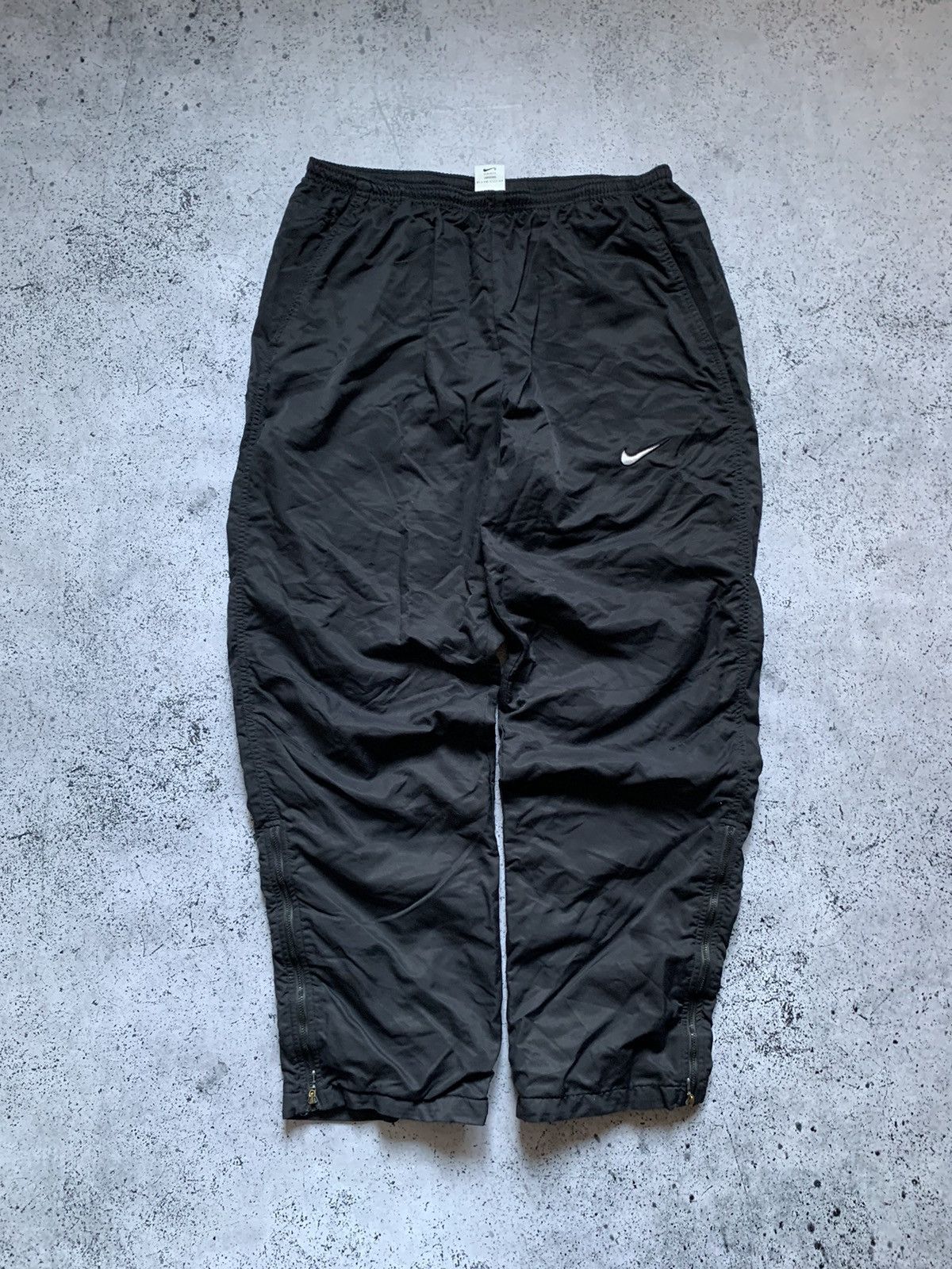 Nike Vintage Nike Baggy Track Pants Y2k Drill Sweatpants Usa 90s Grailed