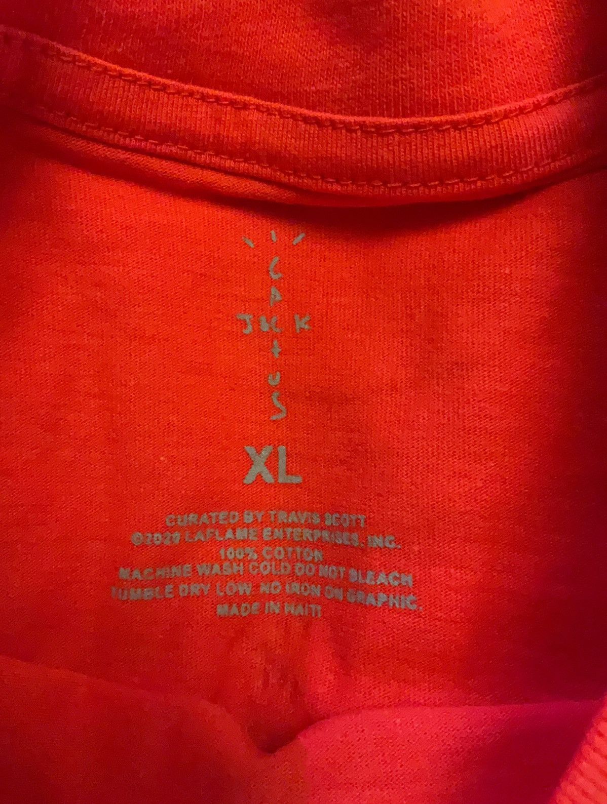 Travis Scott Travis Scott x McDonald's Sesame Inv III T-shirt Red Size XL Size US XL / EU 56 / 4 - 4 Thumbnail