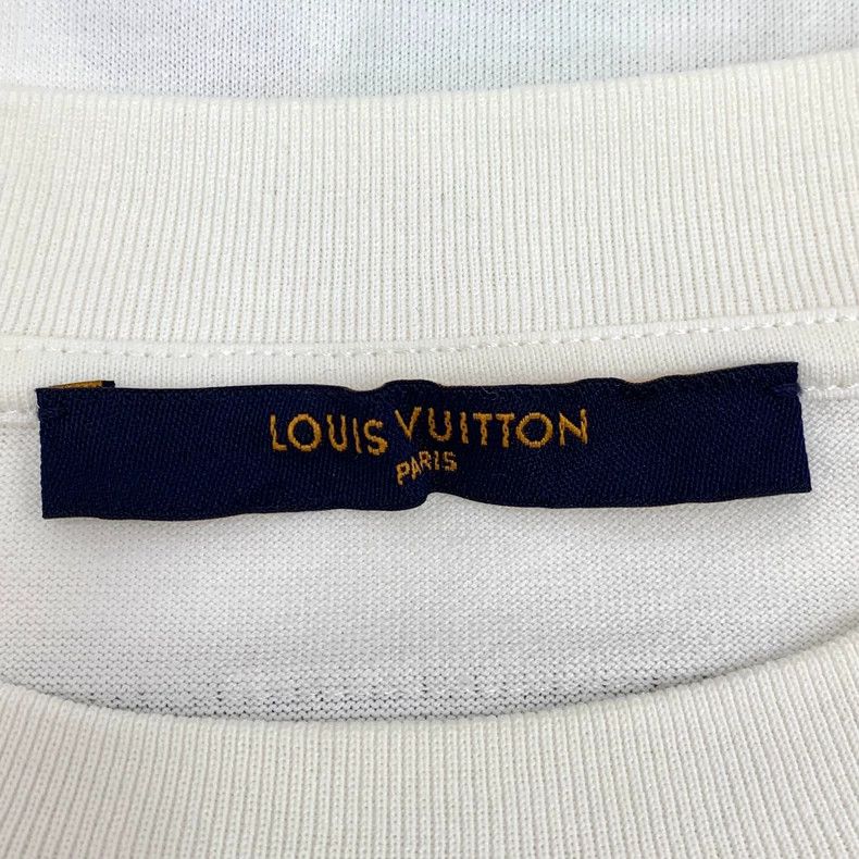 Louis Vuitton Louis Vuitton White presbyopic printed cotton crewneck sho Size US M / EU 48-50 / 2 - 6 Thumbnail