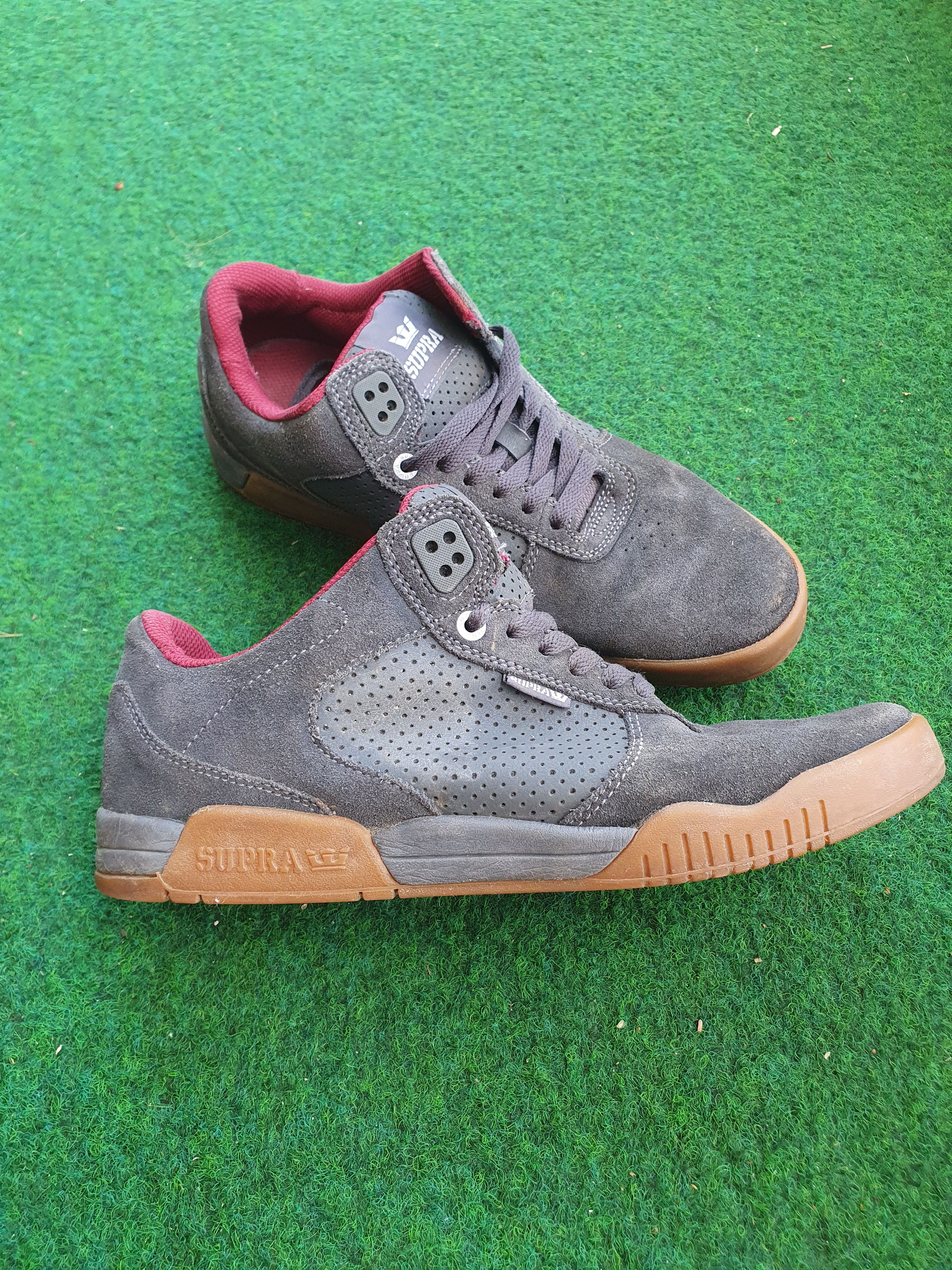 Supra Supra Erik Ellington Magnet Gum Suede Mid-Top Skate Shoes Size US 9 / EU 42 - 3 Thumbnail