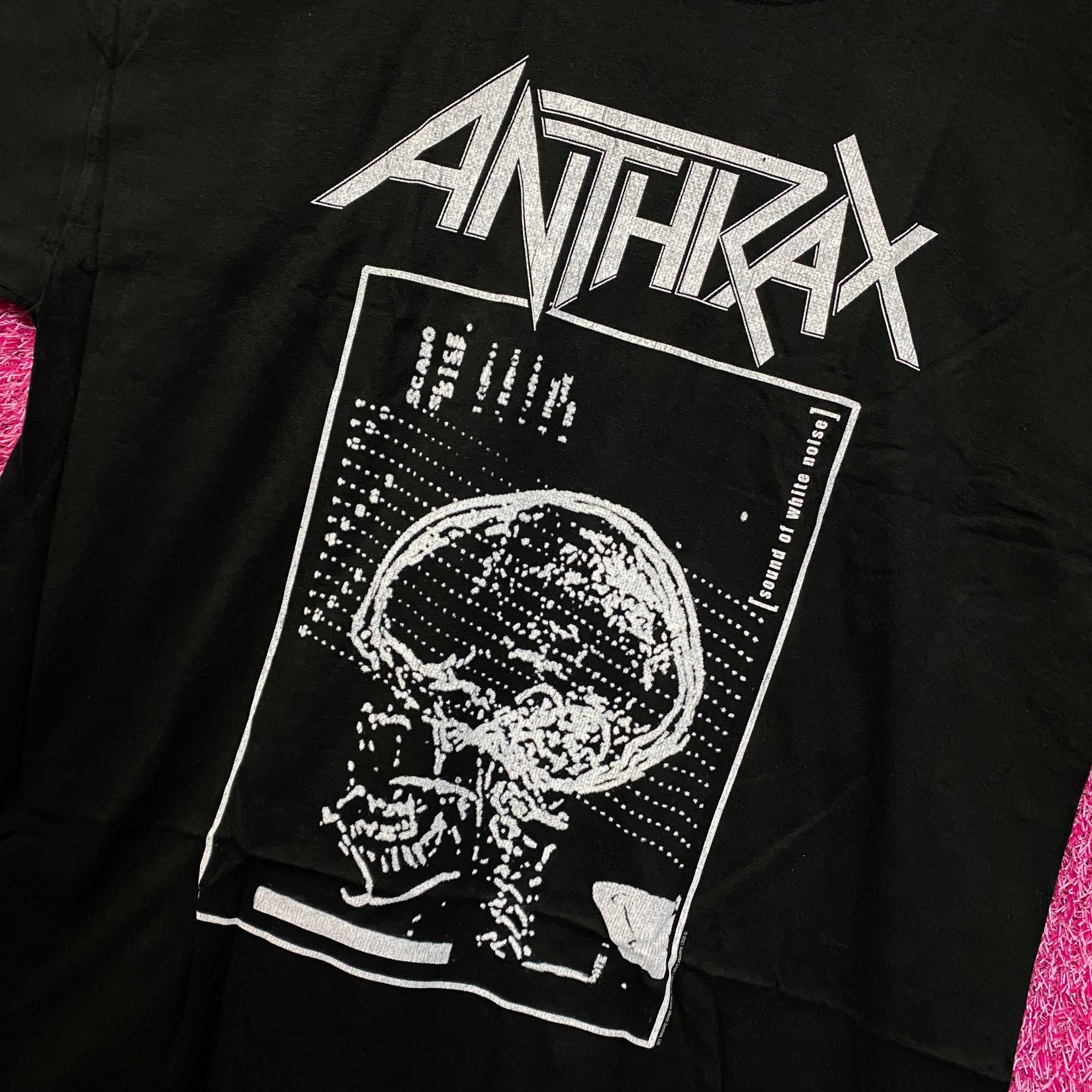 Band Tees Anthrax Sound of White Noise Metal Rock Tshirt size Extra La Size US XL / EU 56 / 4 - 4 Thumbnail