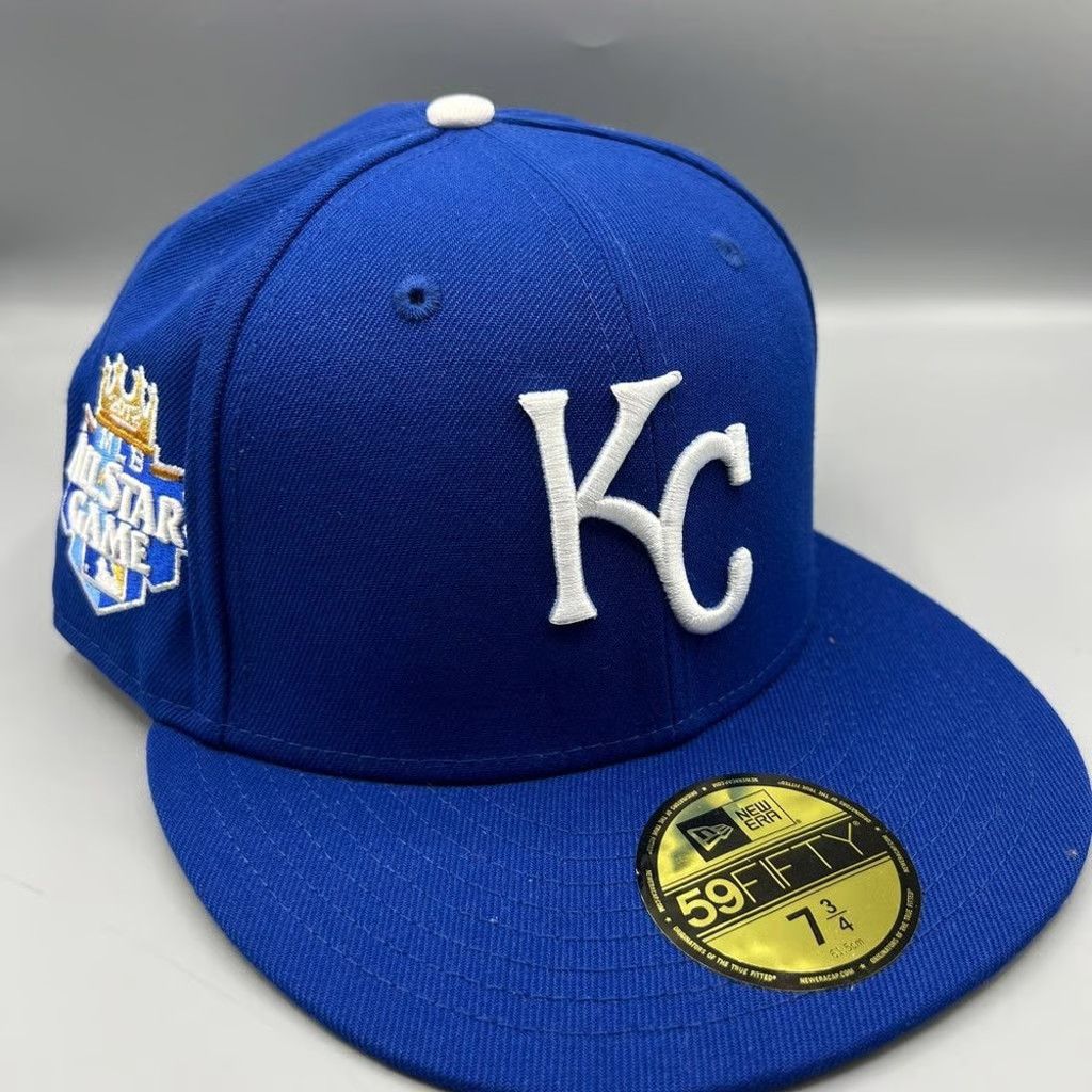 New Era Kansas City Royals Hat Men 7 3/4 59Fifty New Era Fitted Cap Size ONE SIZE - 1 Thumbnail