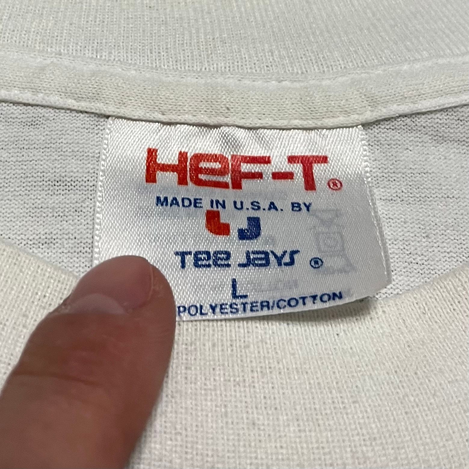 TEE JAYS Vintage American Red Cross EUROPE Long Sleeve Graphic Shirt Size US L / EU 52-54 / 3 - 3 Thumbnail